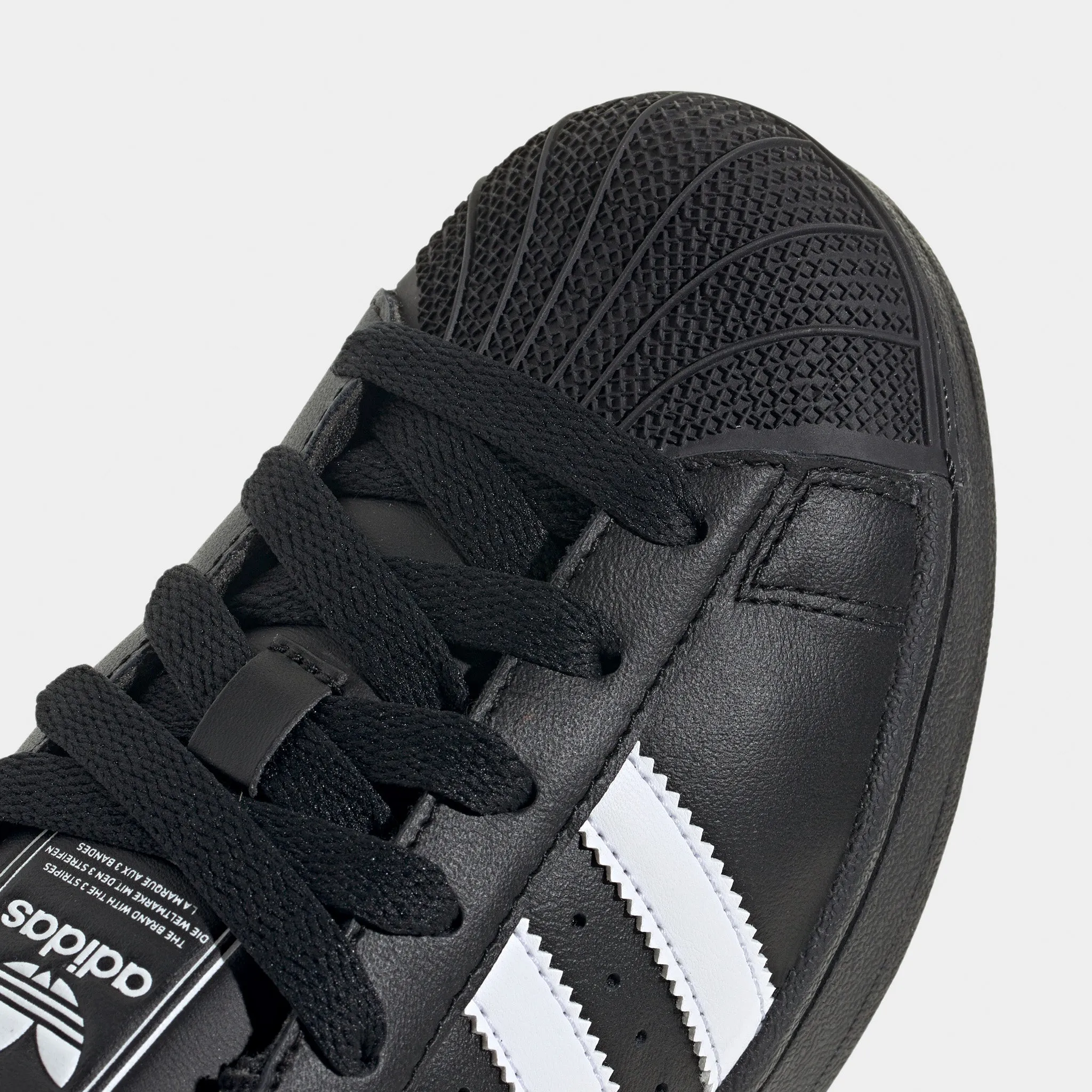 adidas Juniors' Superstar II Core Black / White