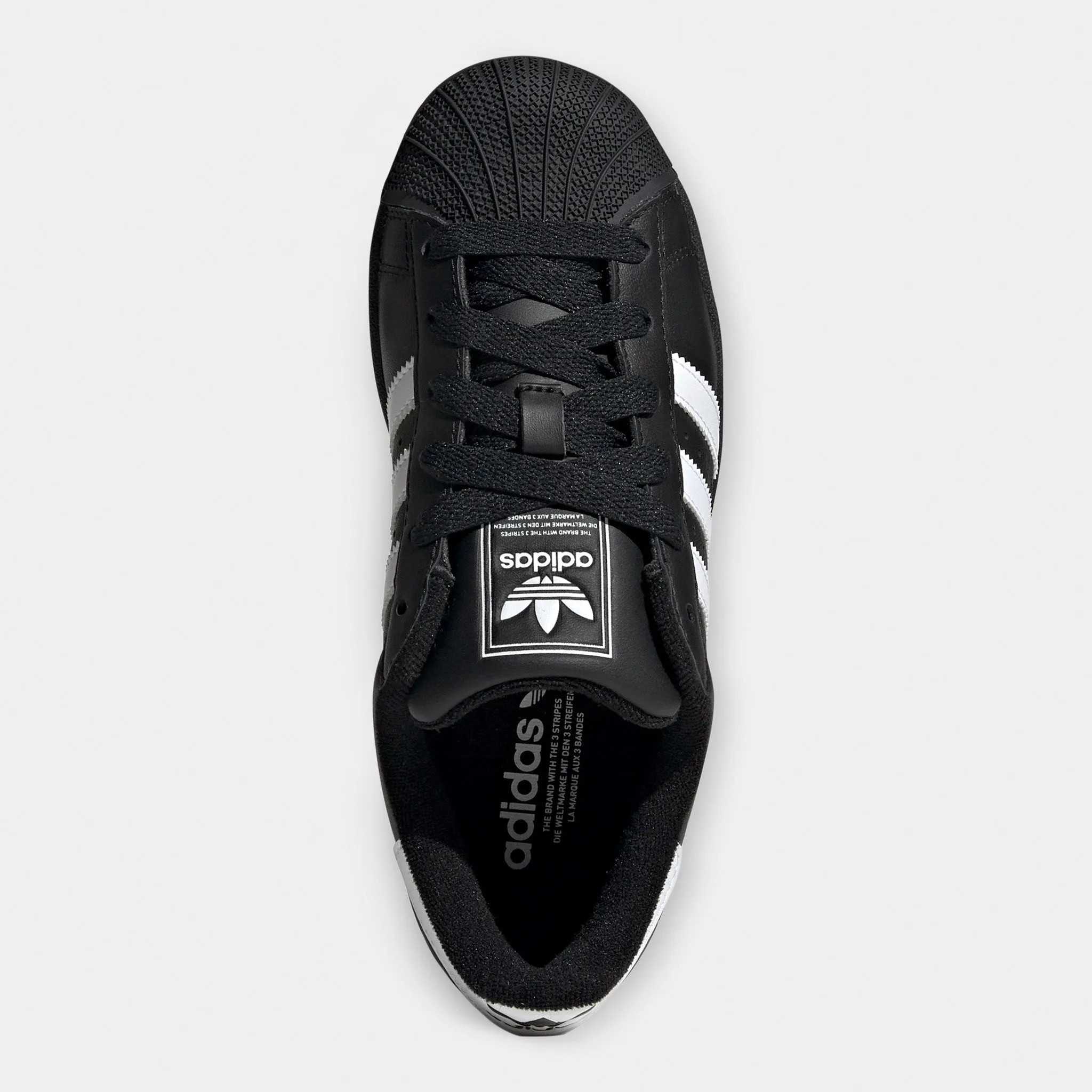 adidas Juniors' Superstar II Core Black / White