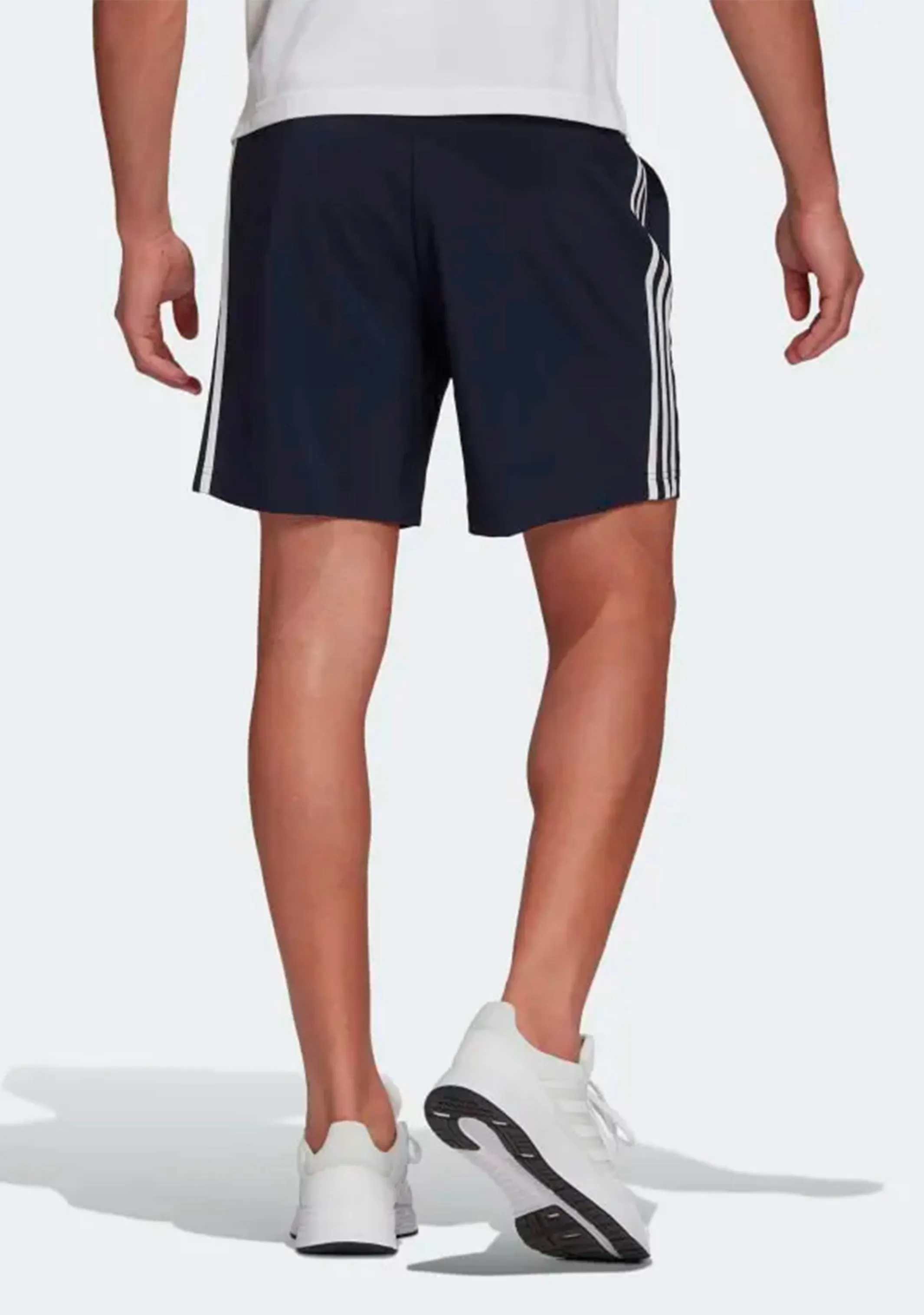 Adidas Men’s Aeroready Essentials Chelsea 3-Stripe Shorts Navy