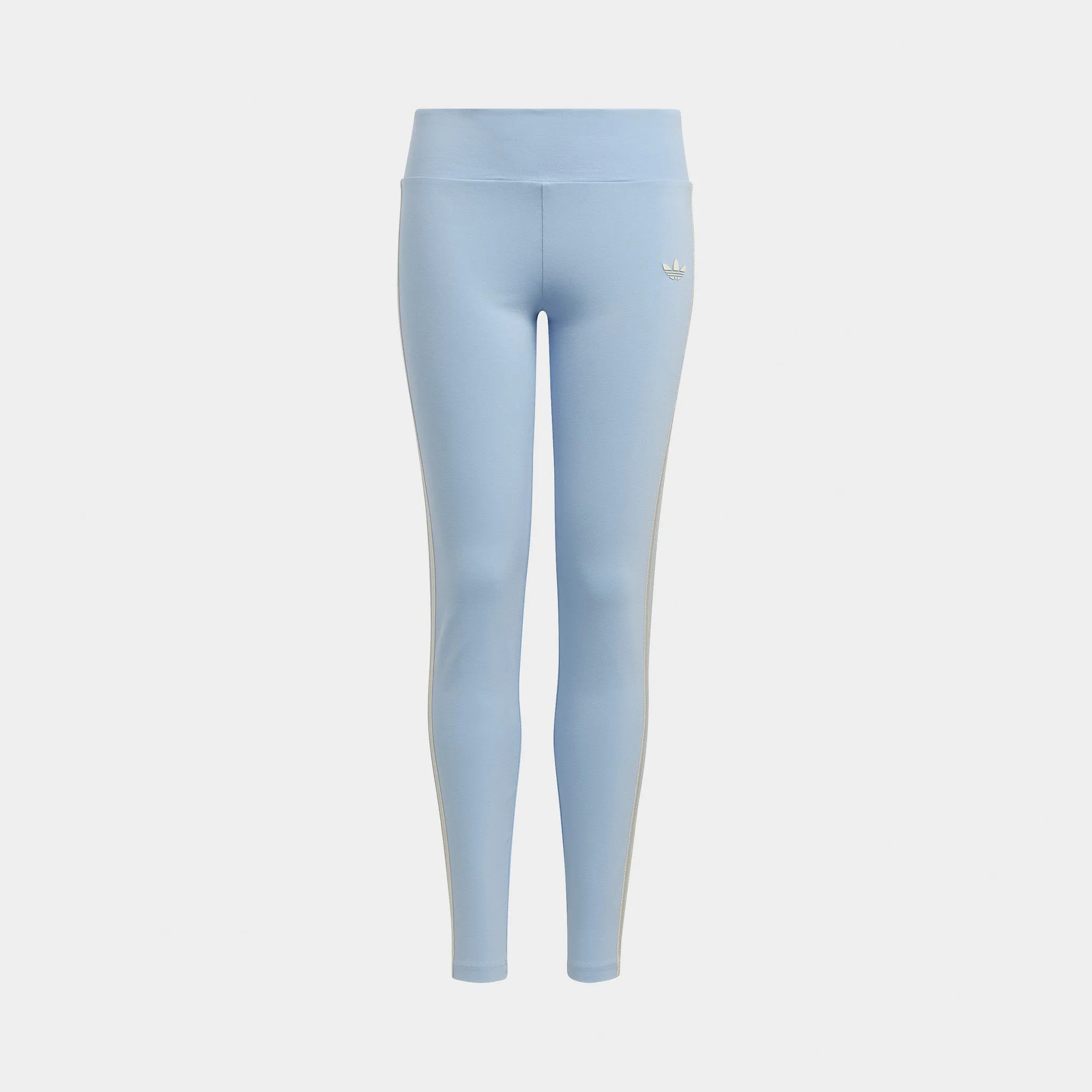 adidas Originals Junior Girls' High-Waist Leggings / Blue Dawn