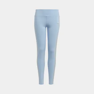 adidas Originals Junior Girls' High-Waist Leggings / Blue Dawn