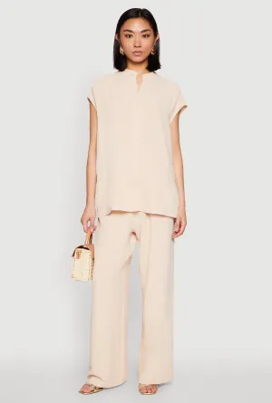 Airy Wide Leg Pants