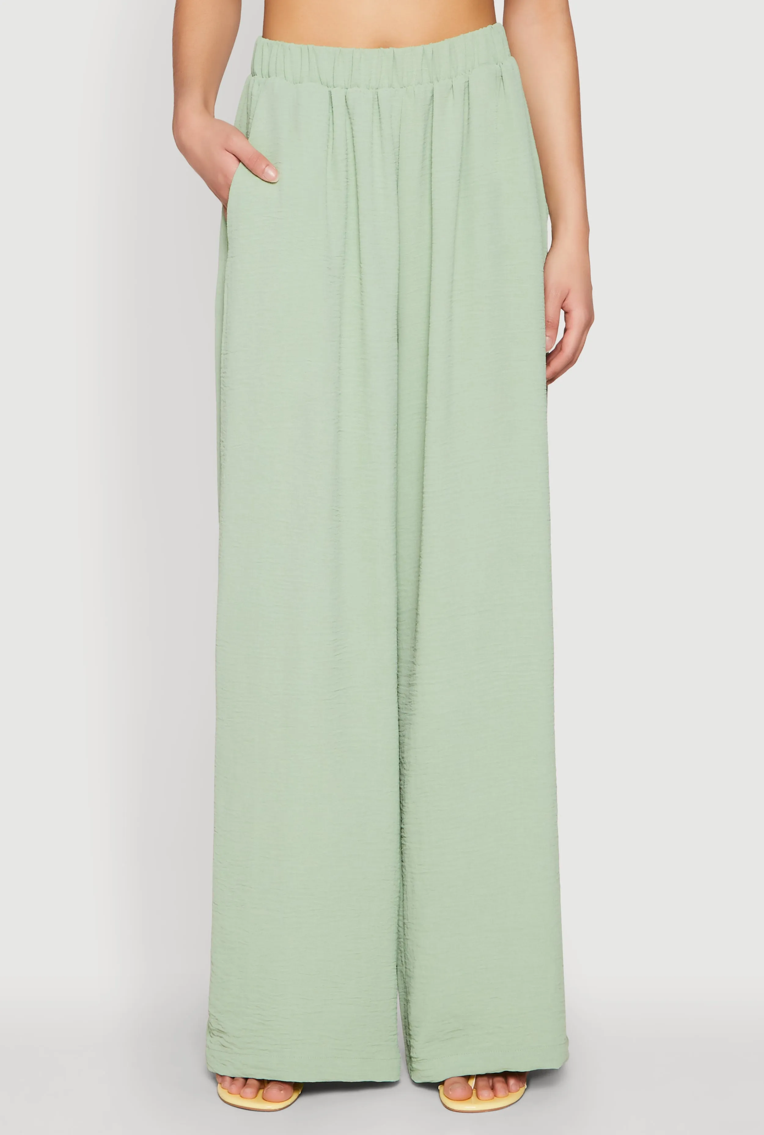 Airy Wide Leg Pants