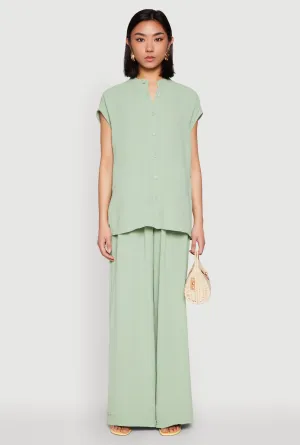 Airy Wide Leg Pants