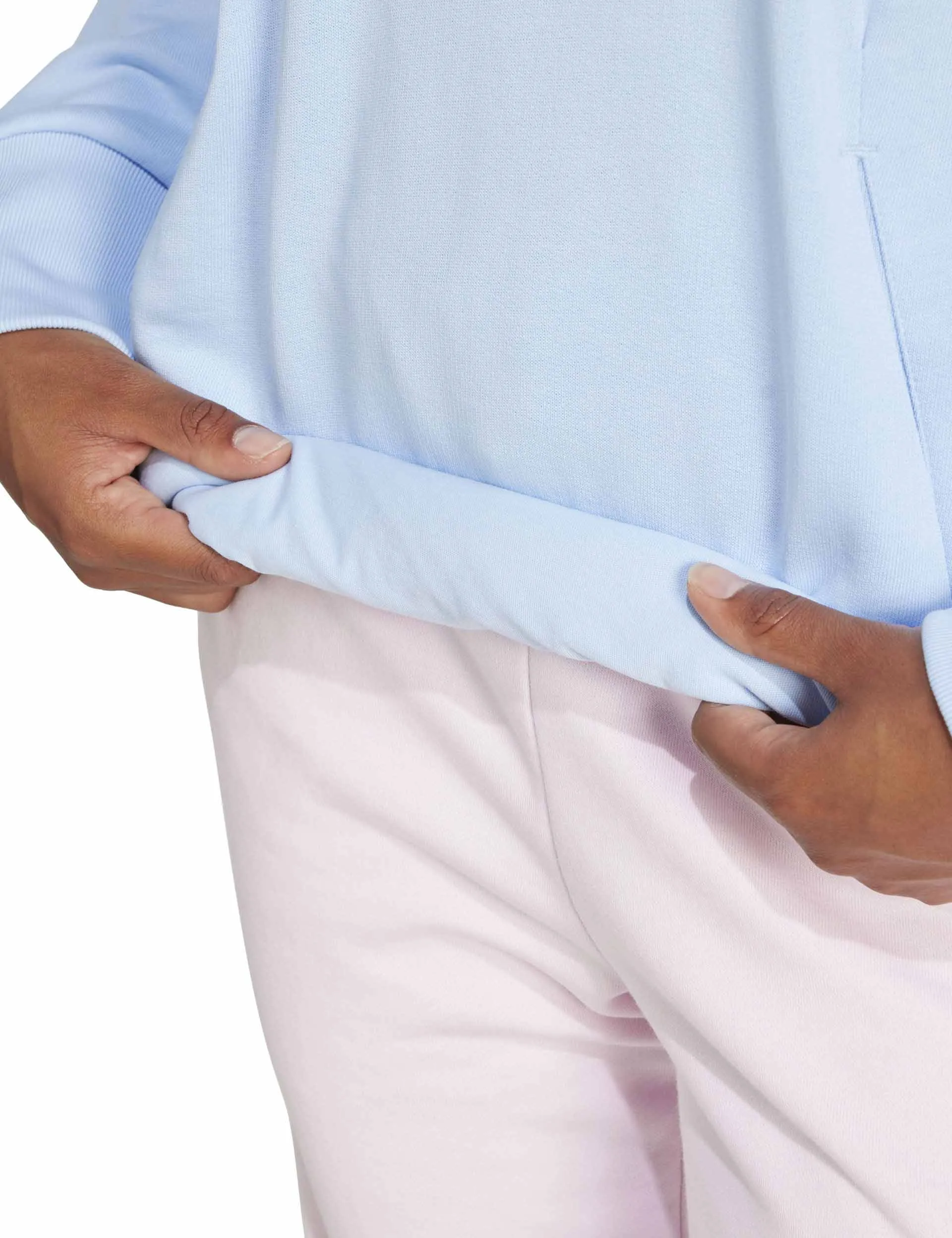 ALL SZN French Terry Loose Hoodie - Glow Blue