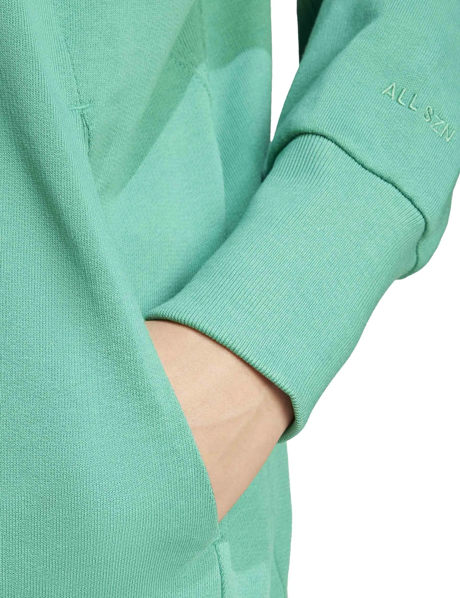ALL SZN French Terry Loose Hoodie - Semi Court Green