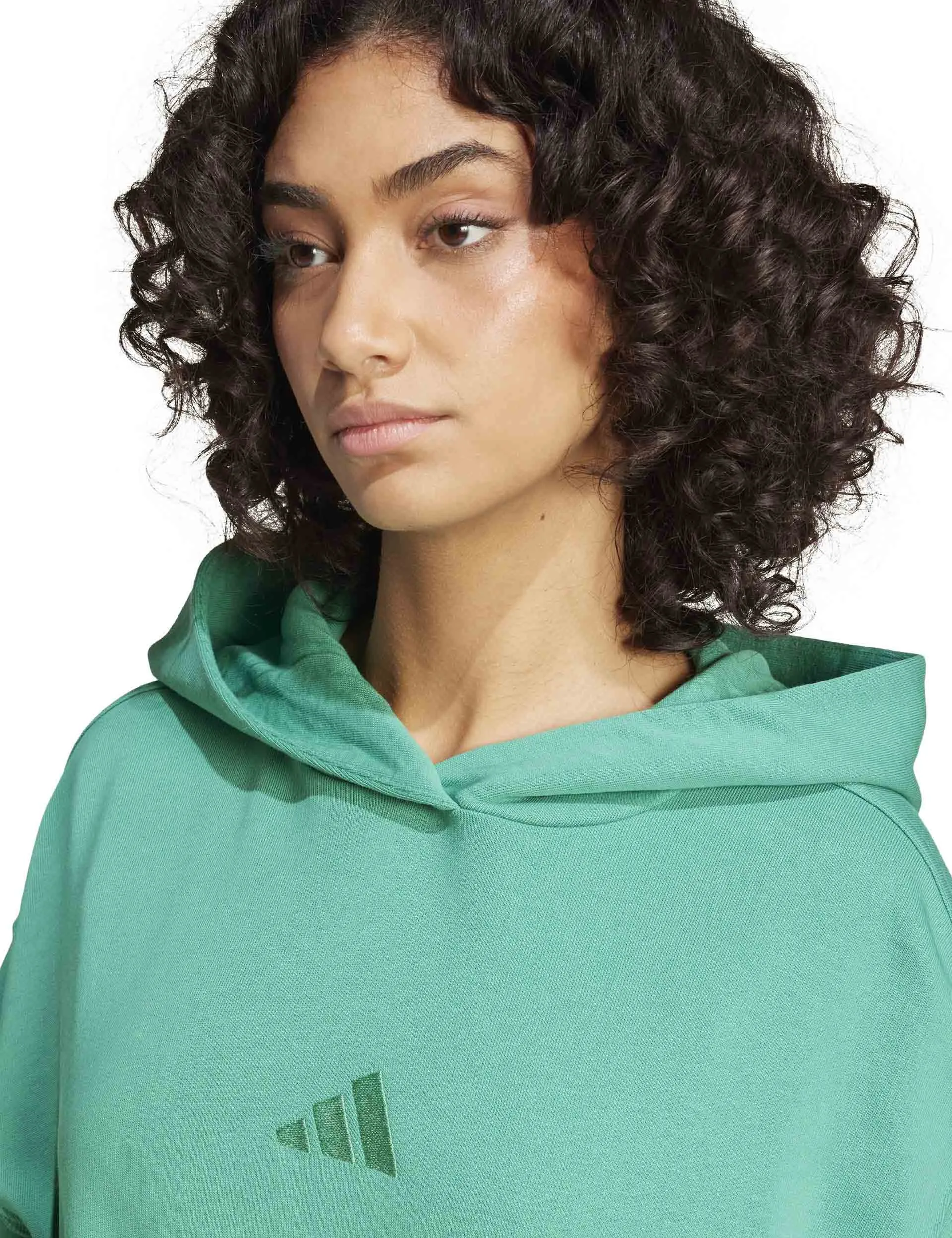 ALL SZN French Terry Loose Hoodie - Semi Court Green