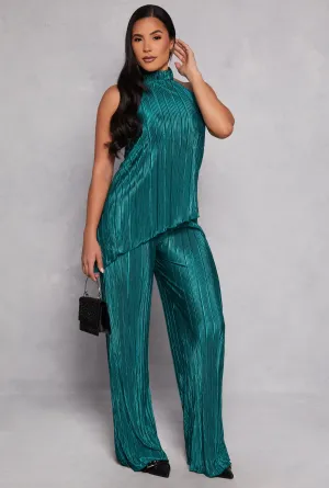 Almost Famous Plisse Wide Leg Pants