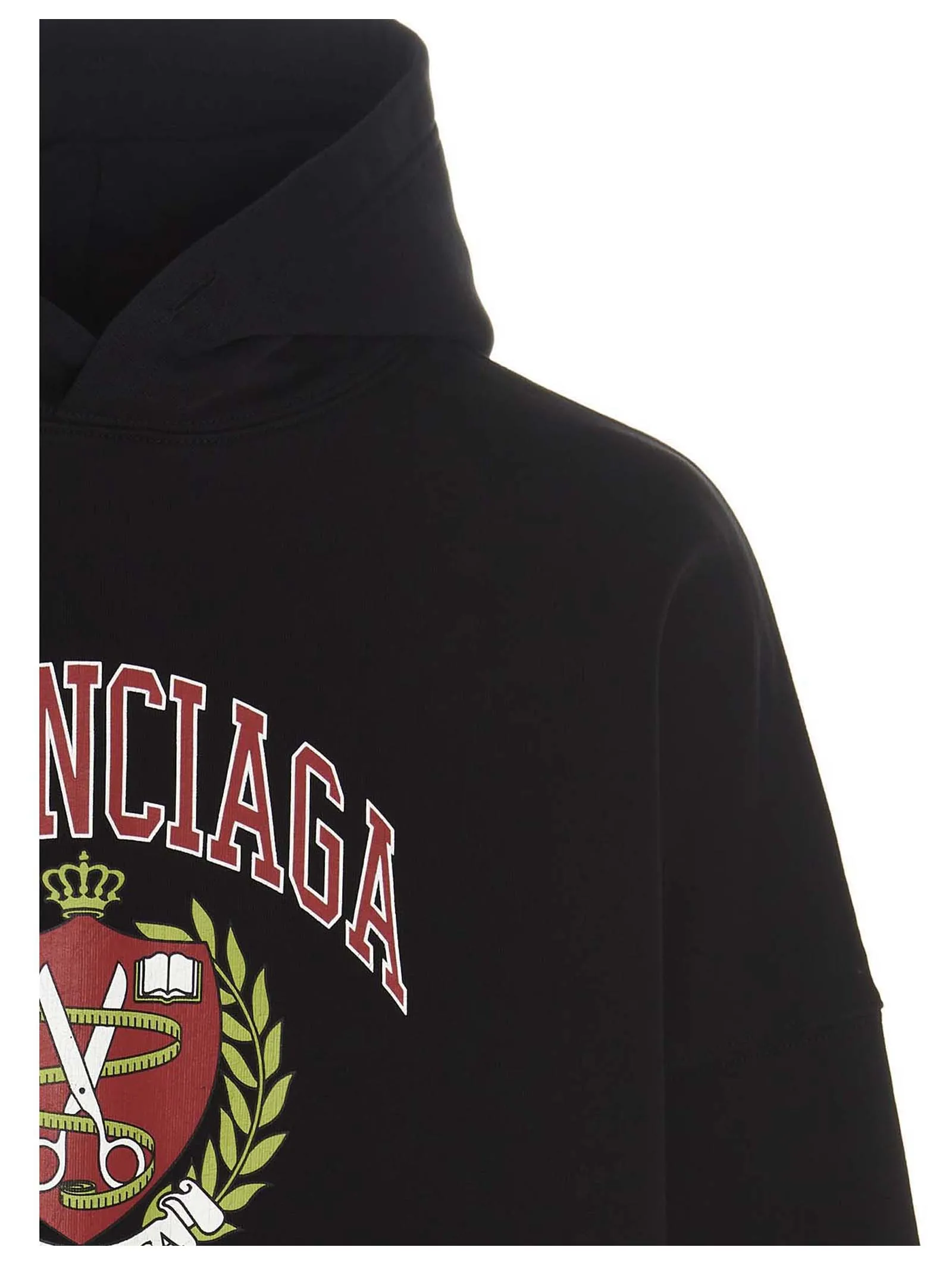 Balenciaga College Wide-Fit Hoodie