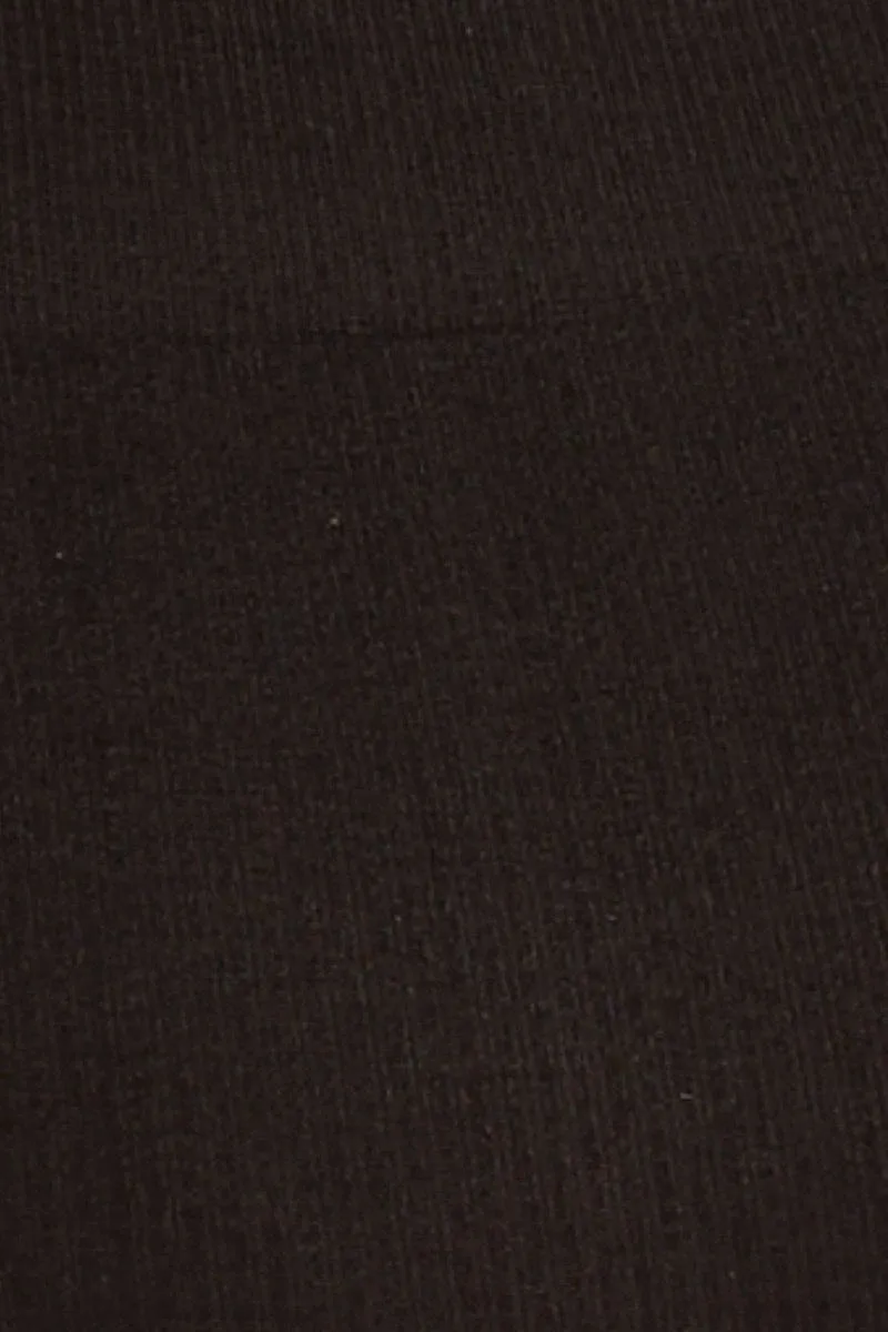 Black Highneck Seamless Cami