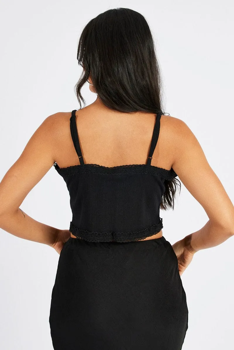 Black Tie Up Top