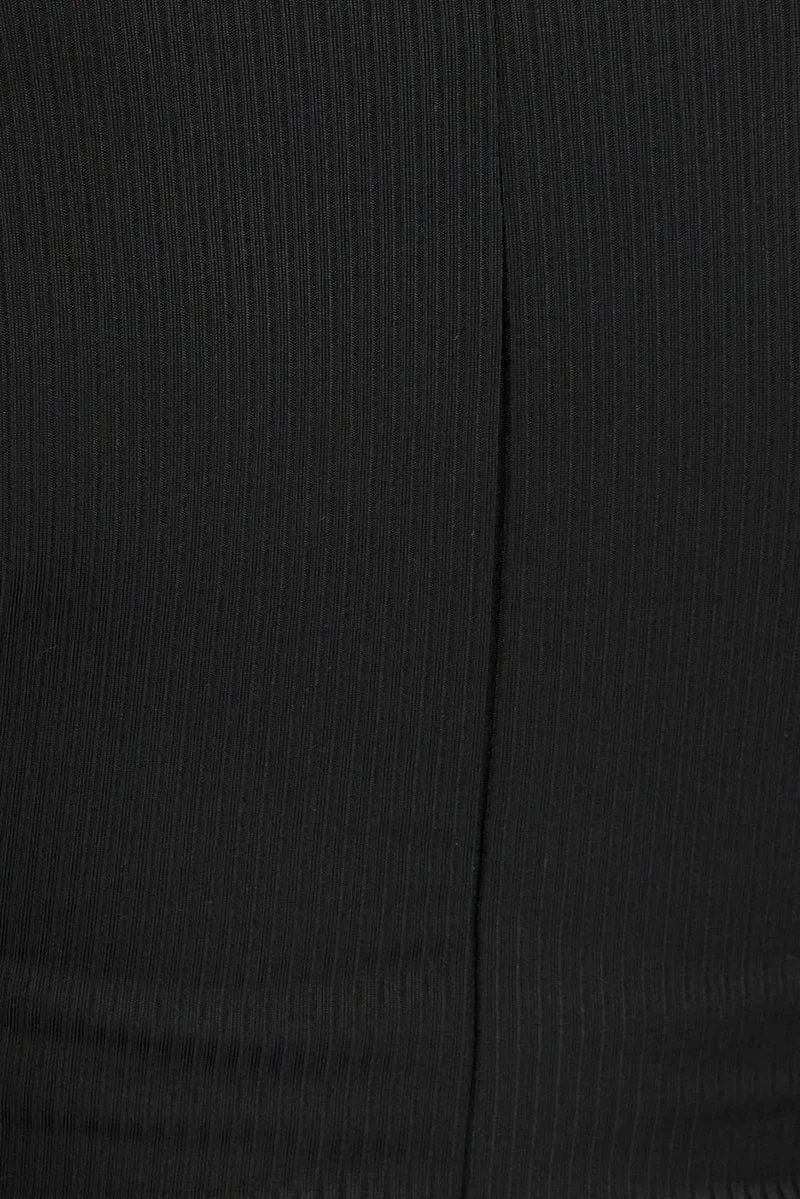 Black Zip Up Unitard