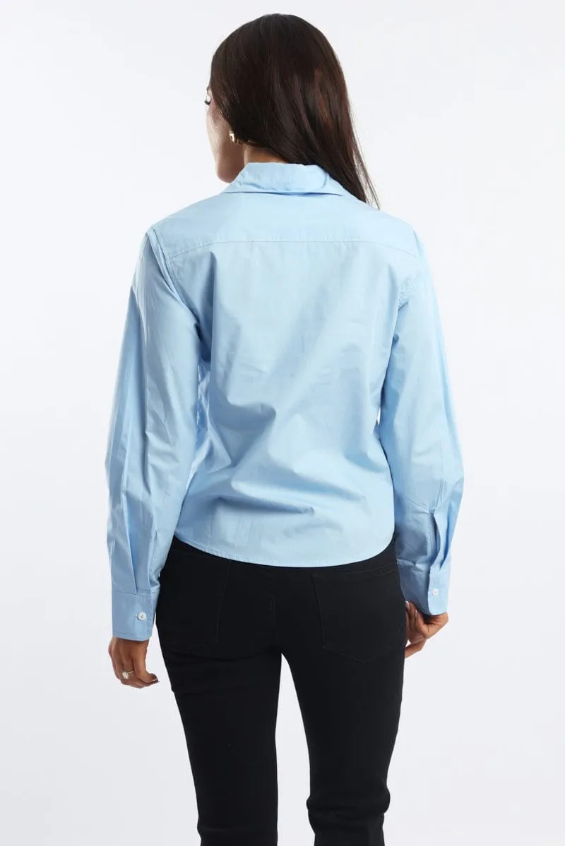 Blue Smart Fit Shirt
