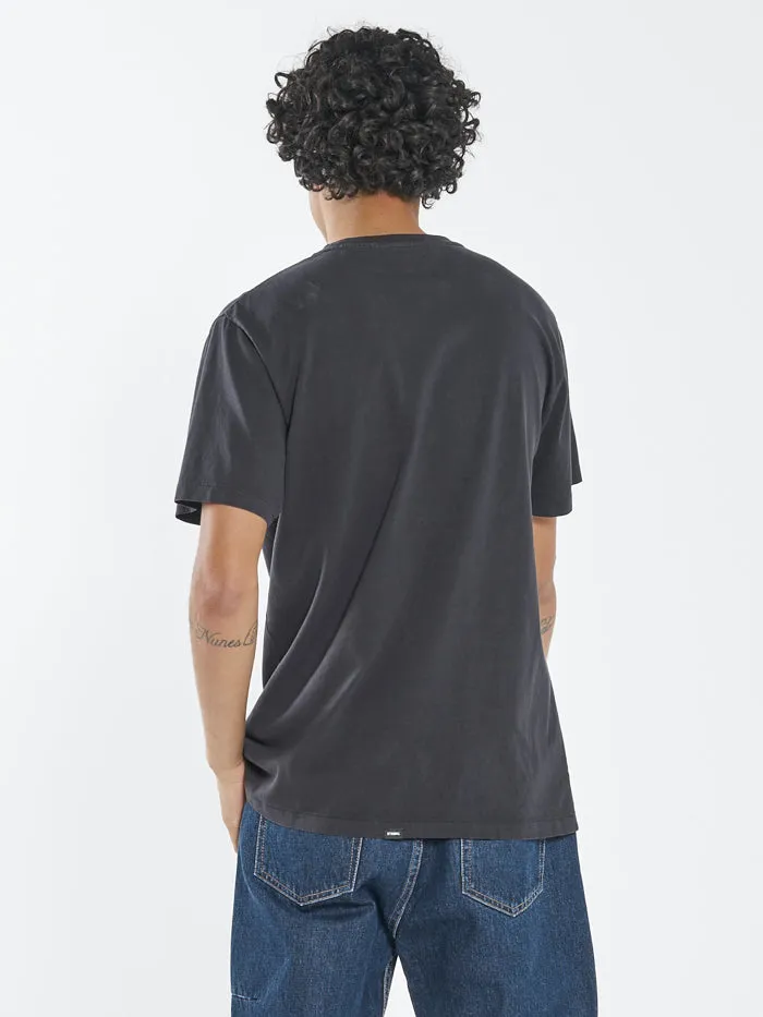 Chrome Scorpion Merch Fit Tee - Washed Black
