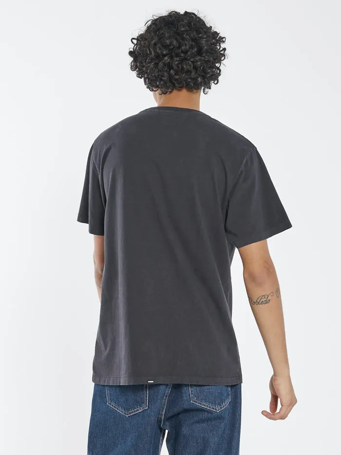 Chrome Scorpion Merch Fit Tee - Washed Black