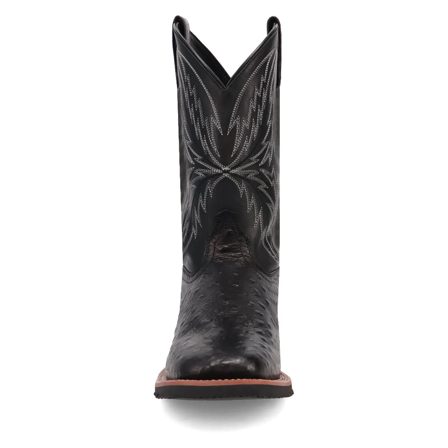 Dan Post Mens Stride Black Leather Work Cowboy Boots