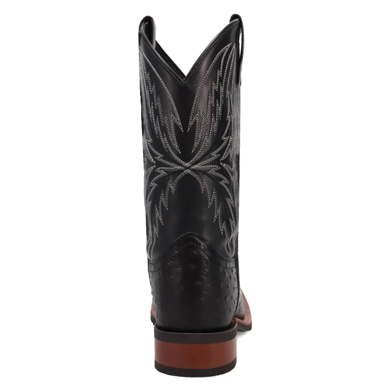 Dan Post Mens Stride Black Leather Work Cowboy Boots