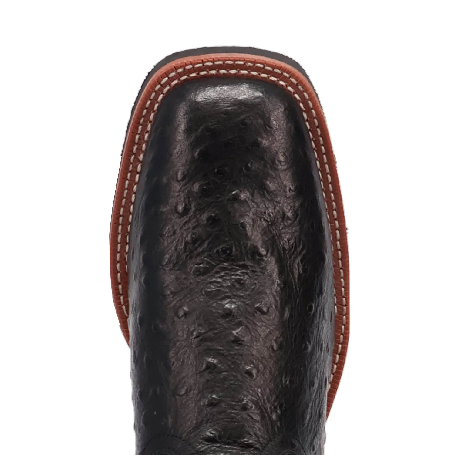 Dan Post Mens Stride Black Leather Work Cowboy Boots