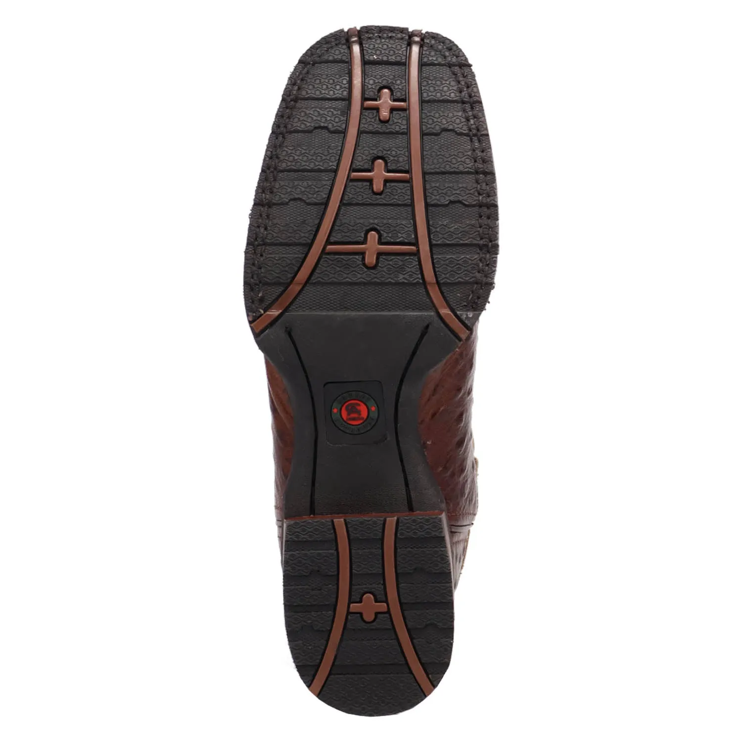 Dan Post Mens Stride Chocolate Leather Work Cowboy Boots
