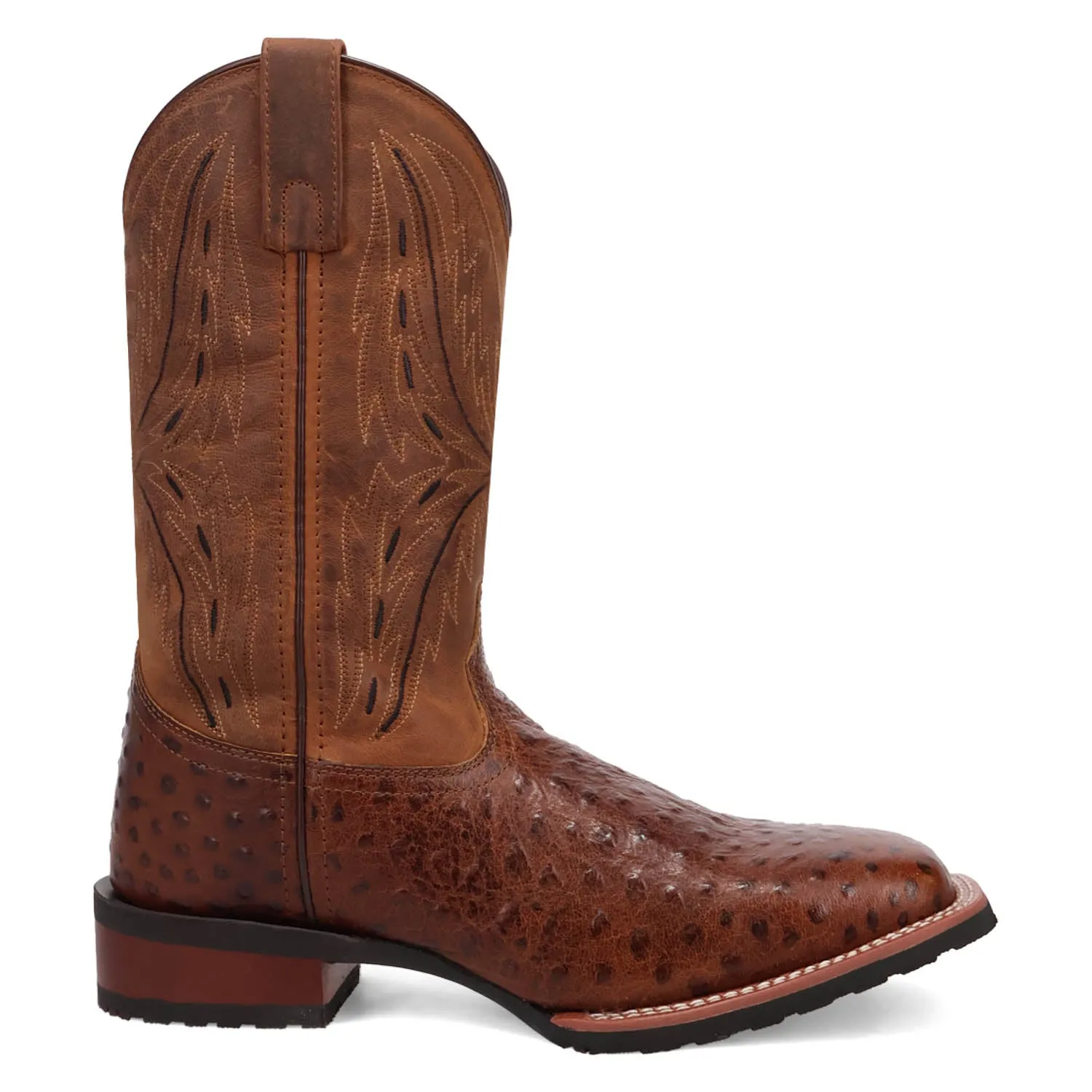 Dan Post Mens Stride Chocolate Leather Work Cowboy Boots