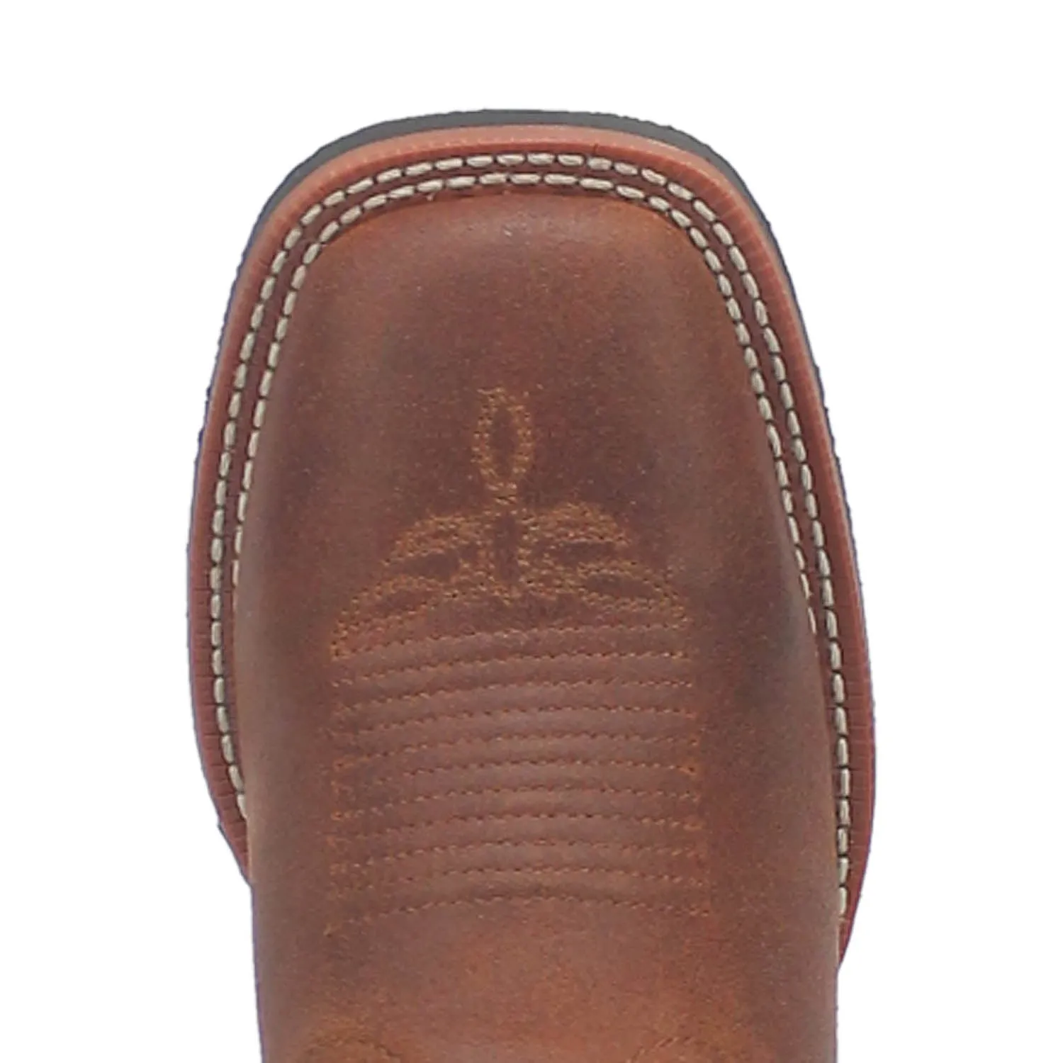 Dan Post Womens Faye Rust/Turquoise Leather Cowboy Boots