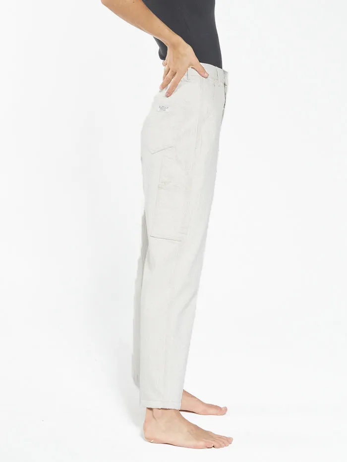 Dell Stripe Carpenter Pant - Unbleached