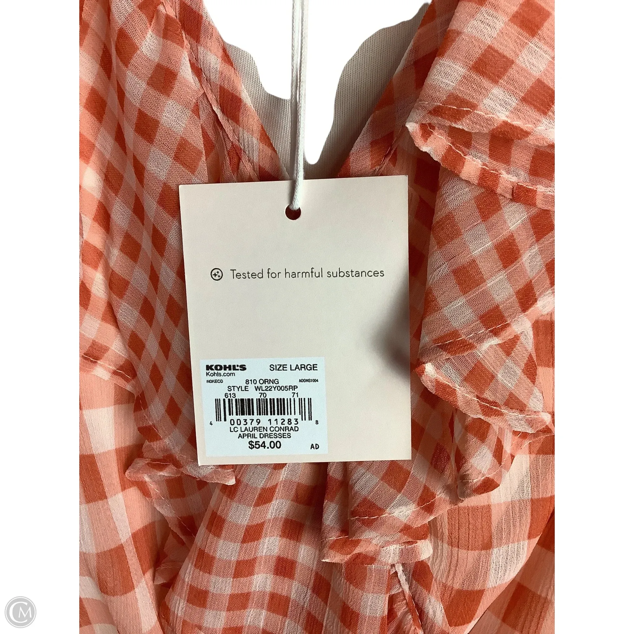 Dress Casual Short By Lc Lauren Conrad In Orange, Size: L