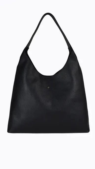 Duke Hobo Bag - Black PU
