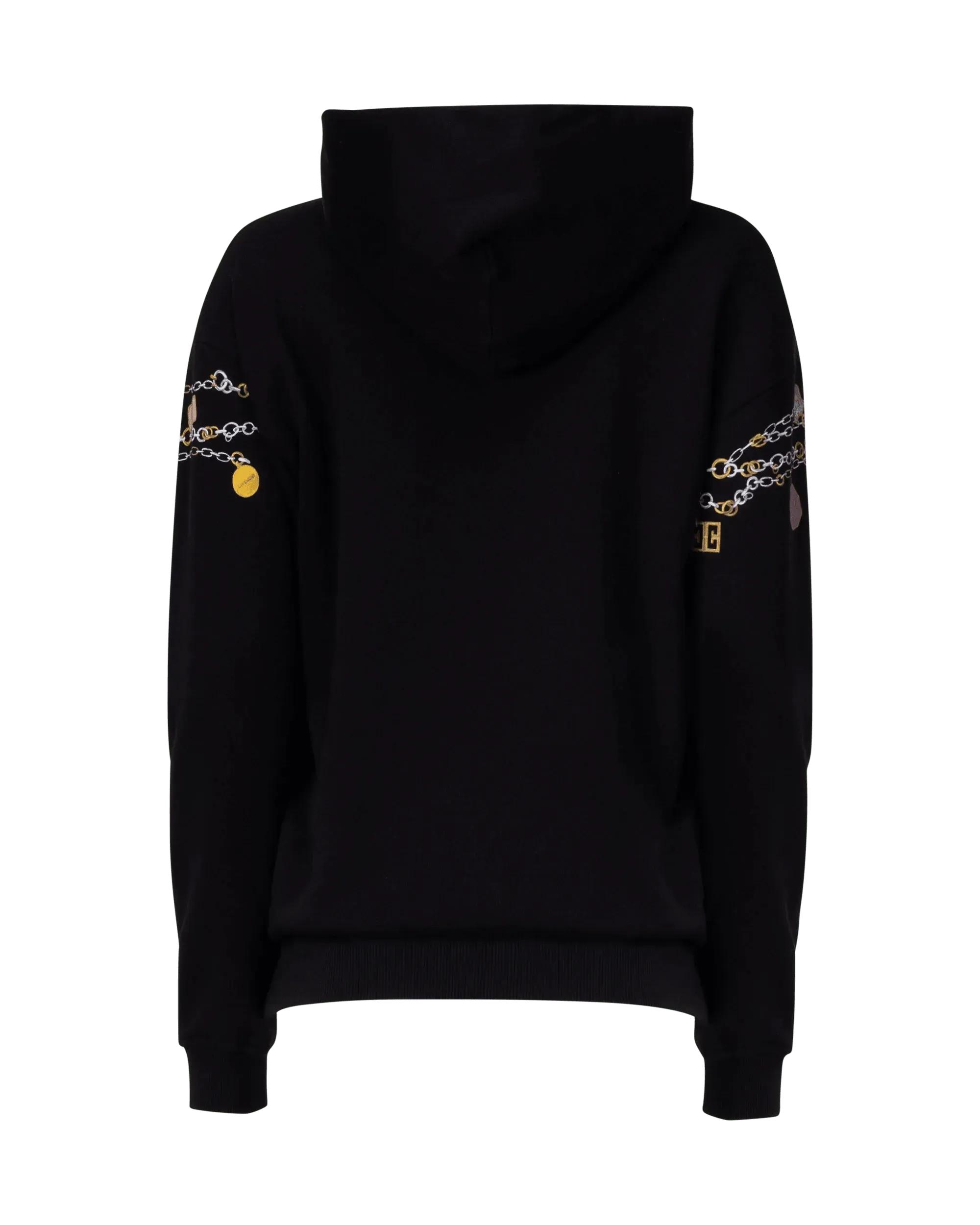 Embroidered Casual Fit Hoodie