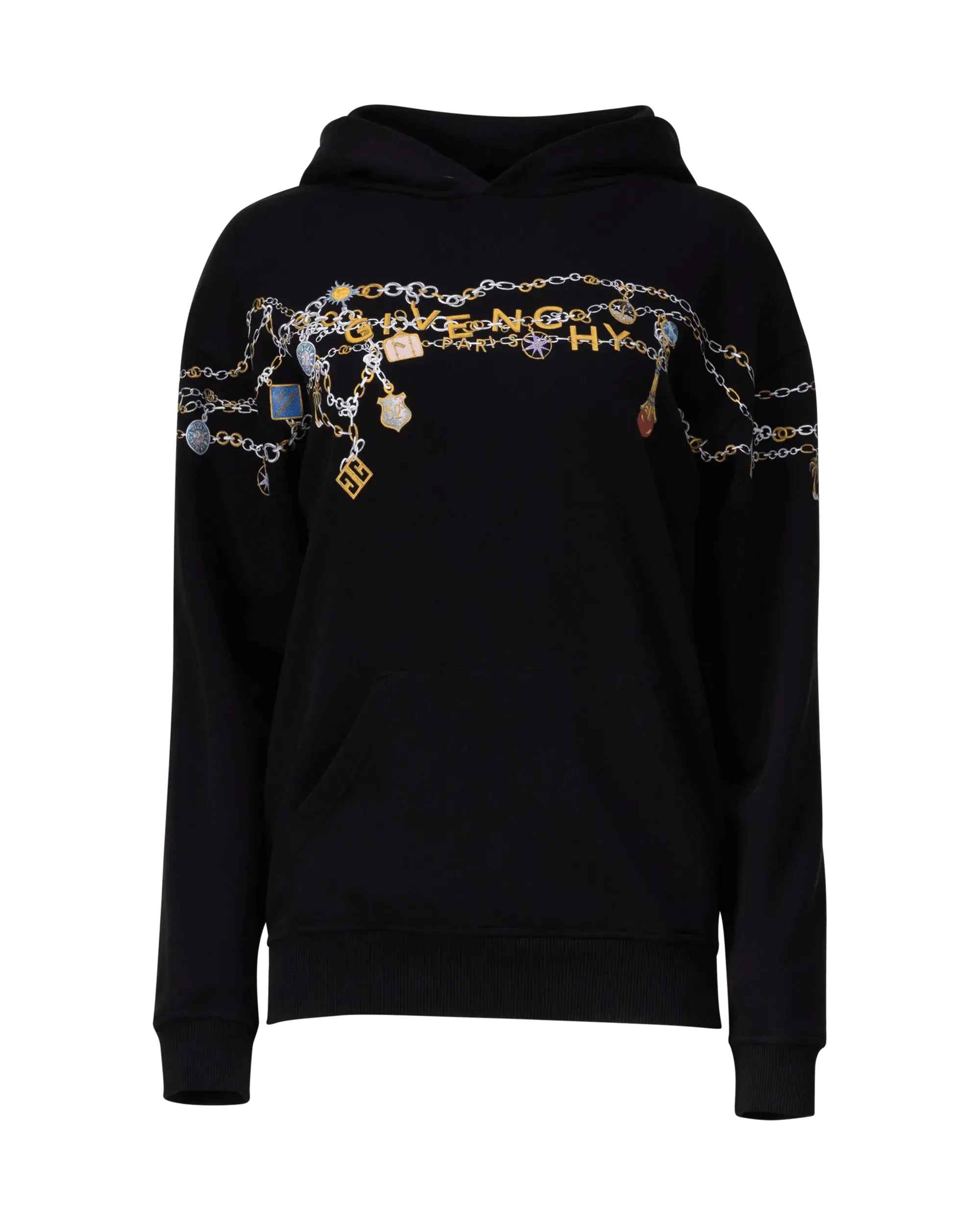Embroidered Casual Fit Hoodie