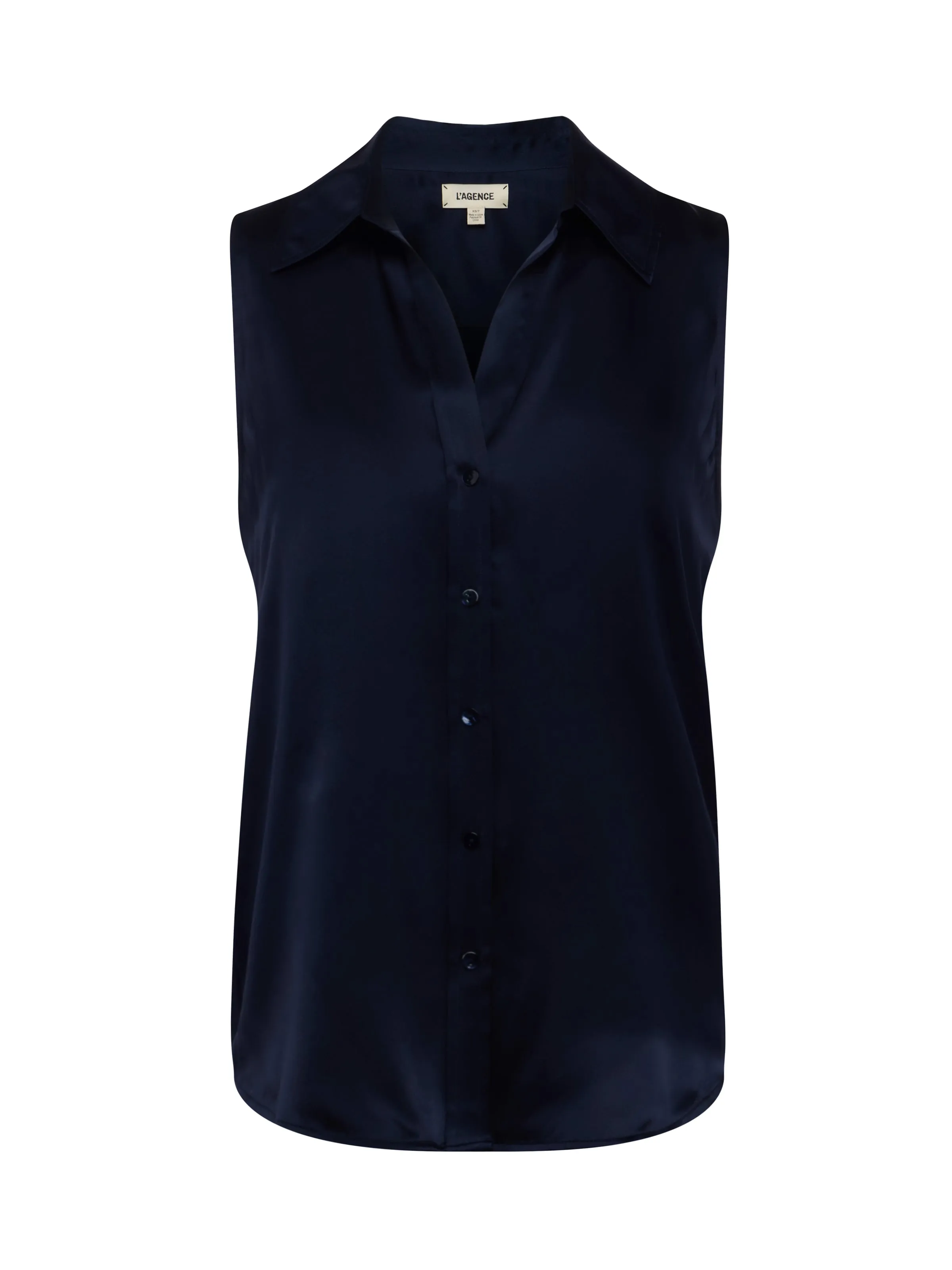 Emmy Sleeveless Silk Blouse