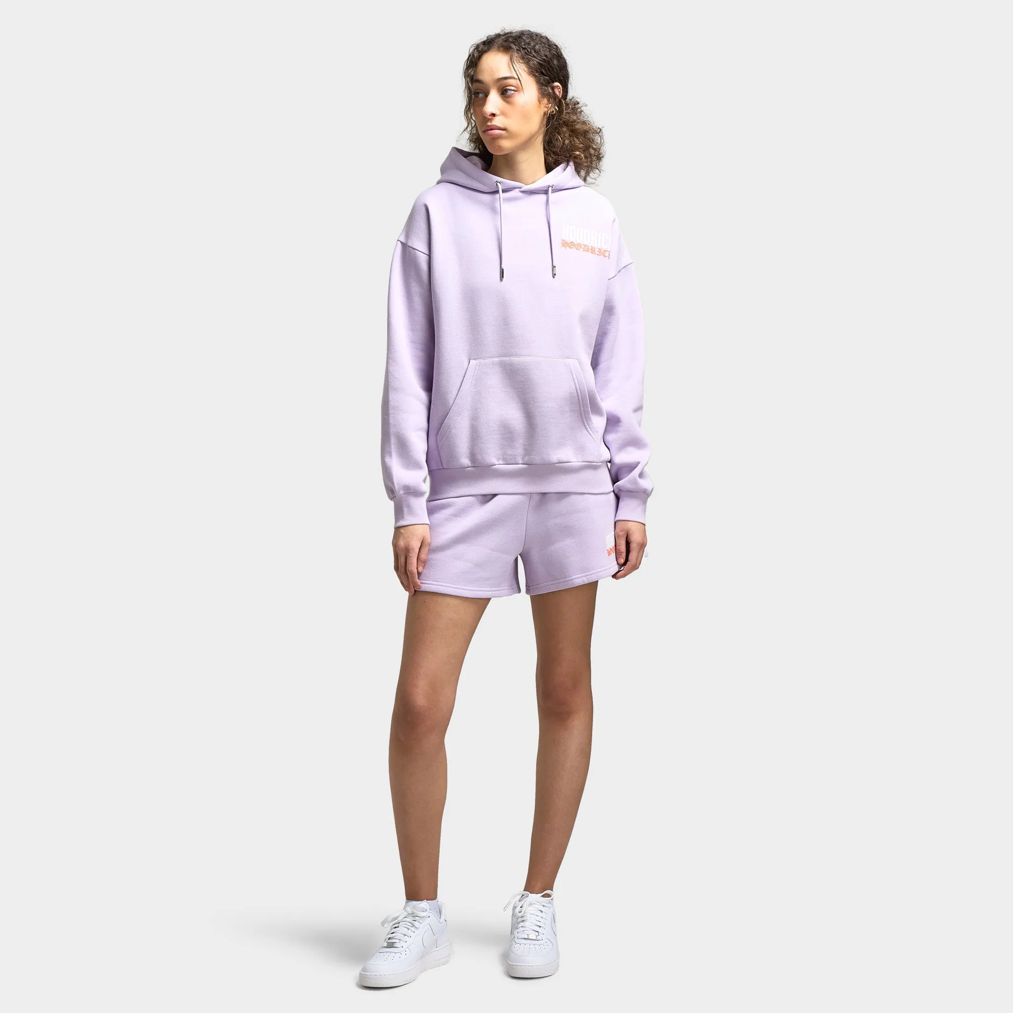 Hoodrich Women's Flex Sweatshorts Pastel Lilac / Persimmon Orange