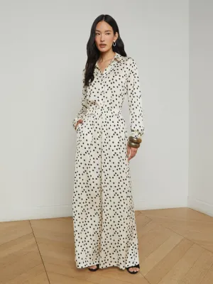 Lillian Satin Wide-Leg Pant