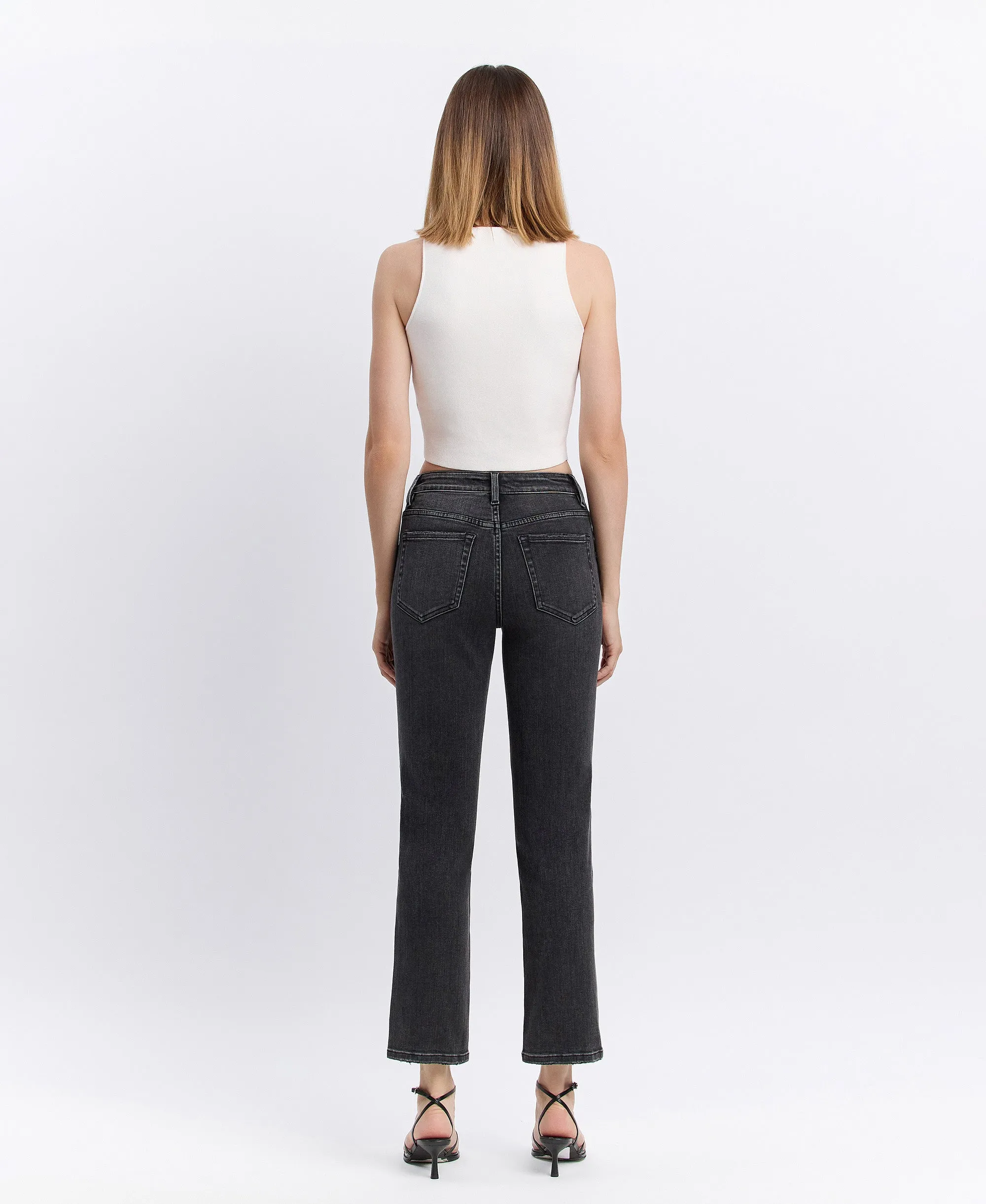 Luminary - High Rise Ankle Straight Jeans