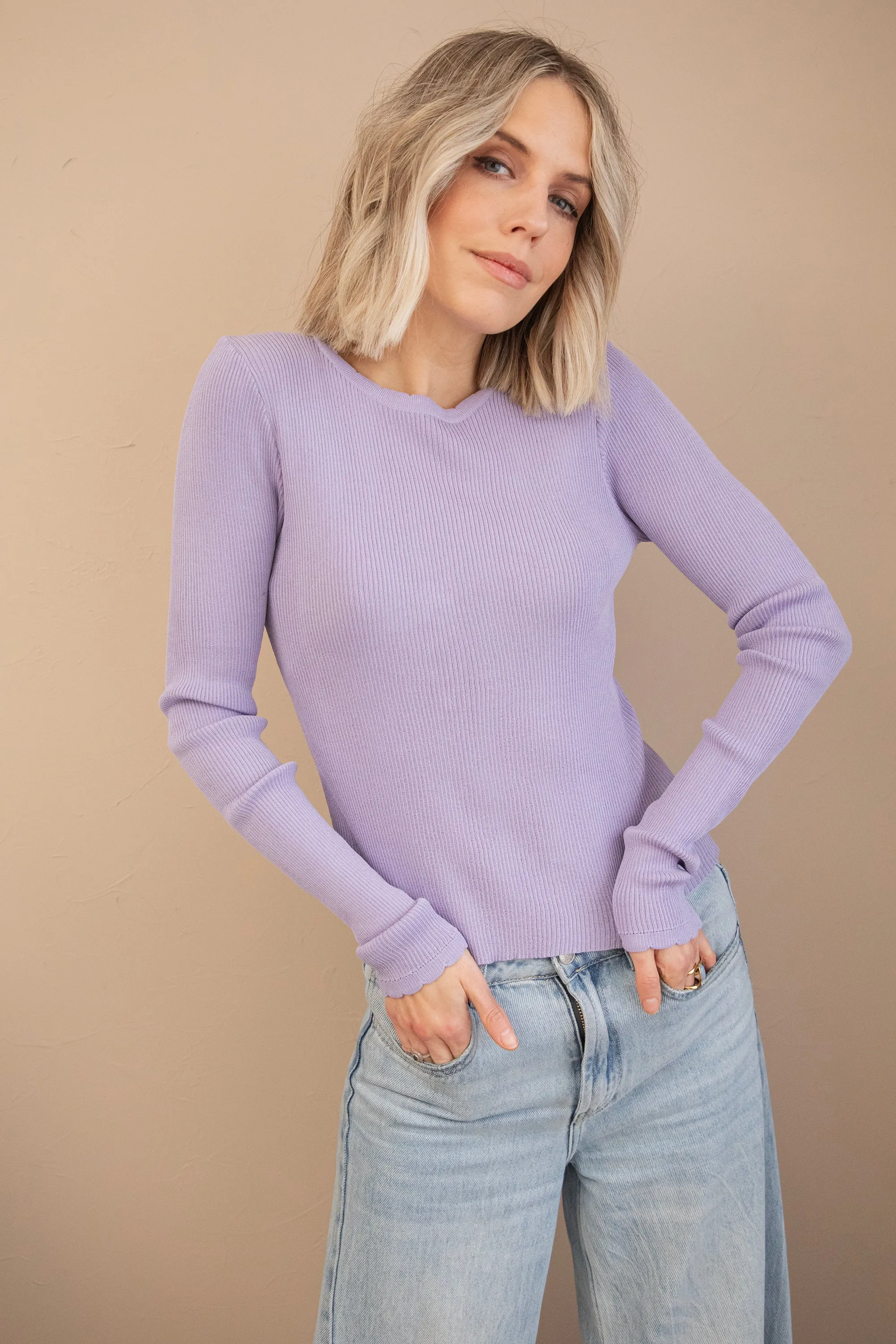 Mira More Lila - Longsleeve