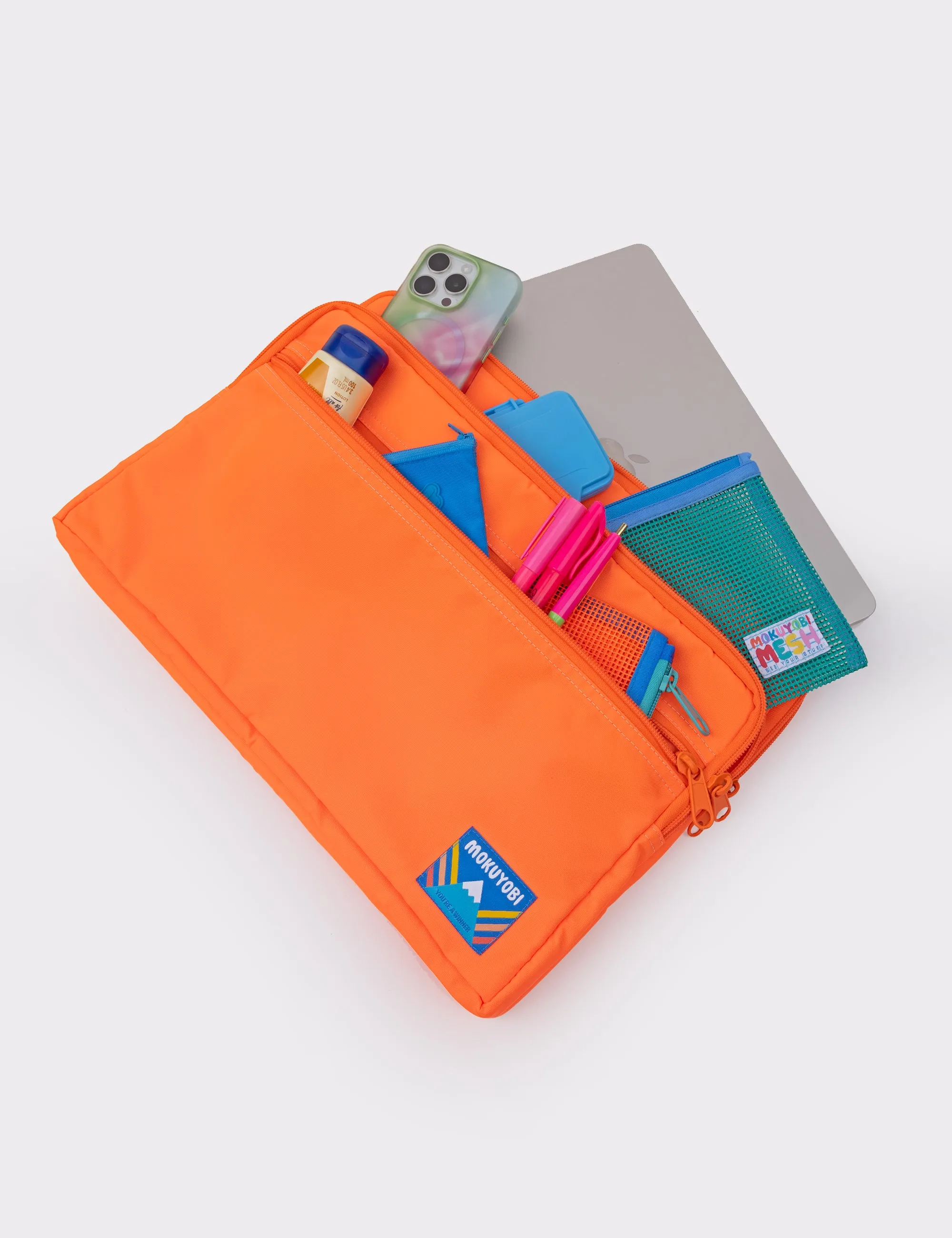Neon Orange 15/16 Laptop Case
