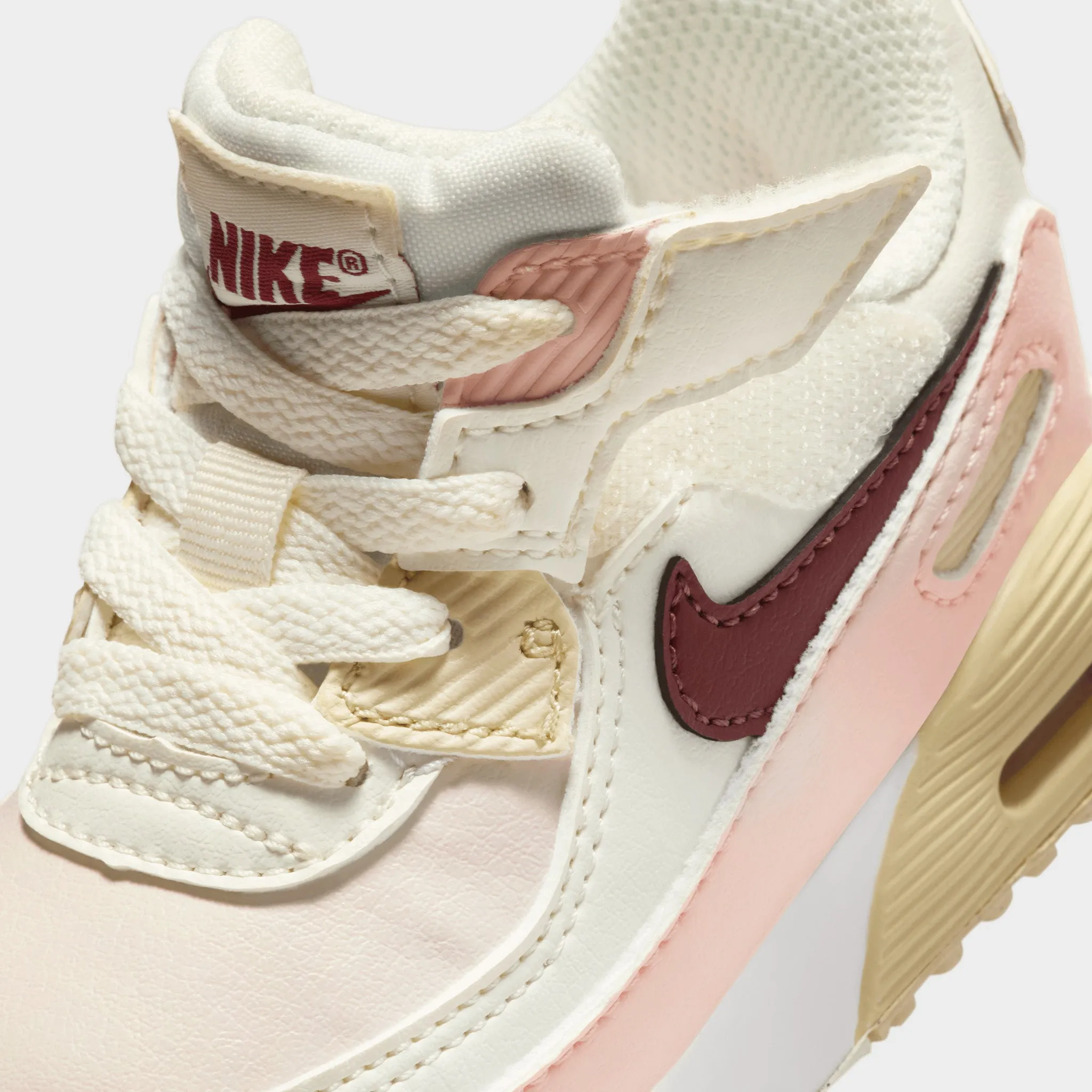 Nike Air Max 90 EasyOn TD Phantom / Dark Team Red - Echo Pink