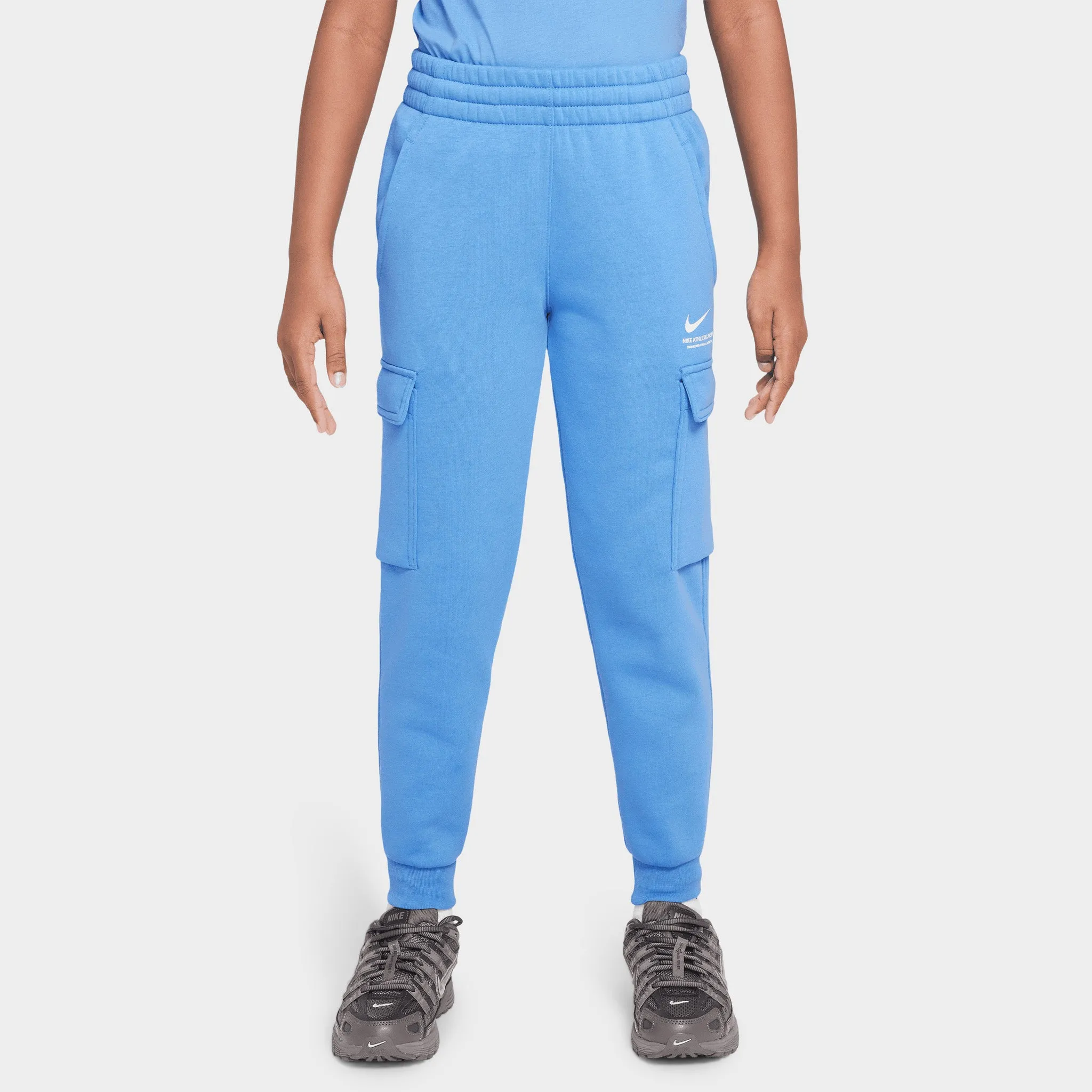 Nike Sportswear Juniors' Fleece Cargo Pants / Blue Beyond