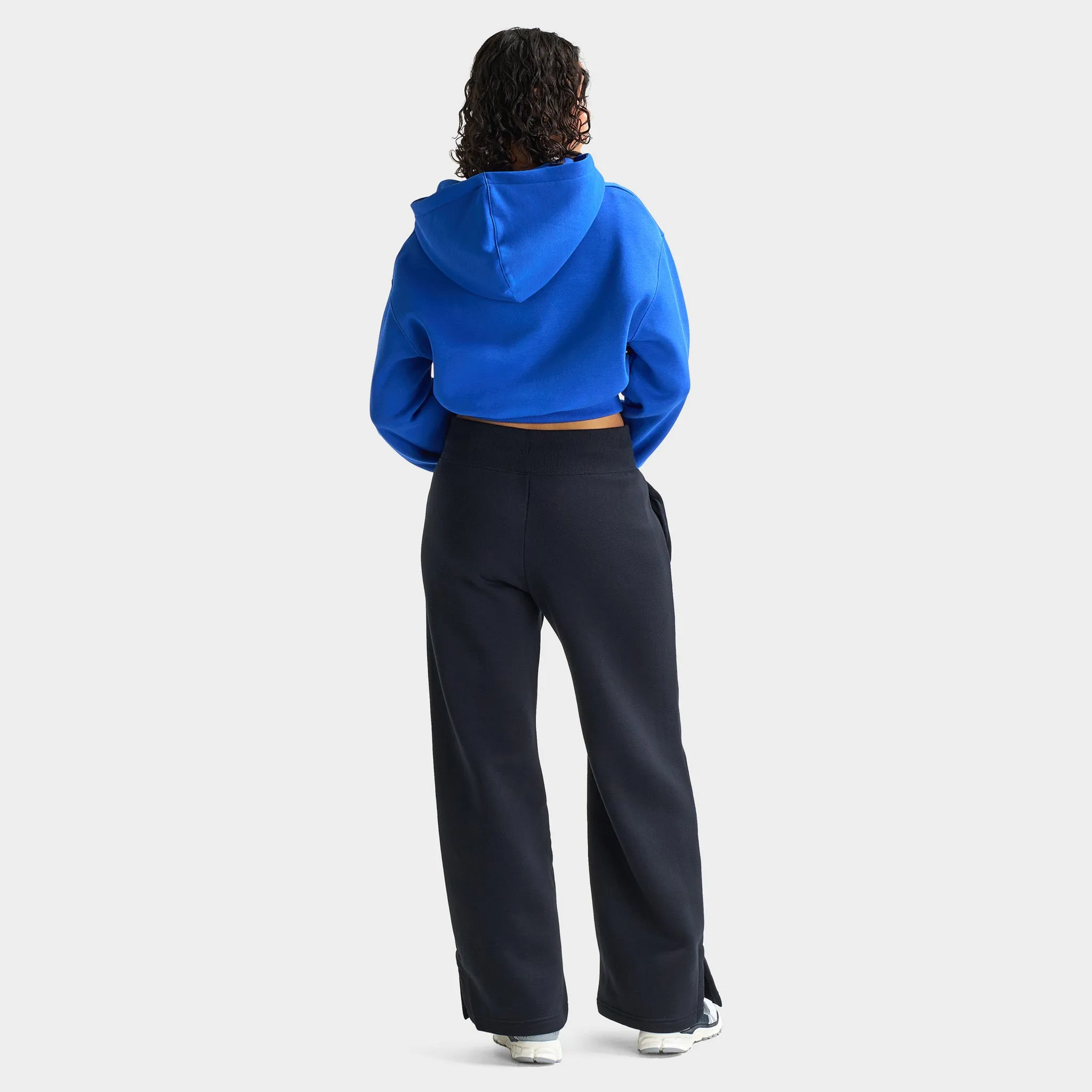Nike Sportswear Women's Phoenix Fleece Loose Crop Full-Zip Hoodie Game Royal / Sail