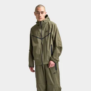 Nike Tech Woven Full-Zip Windrunner Jacket Medium Olive / Medium Olive - Black