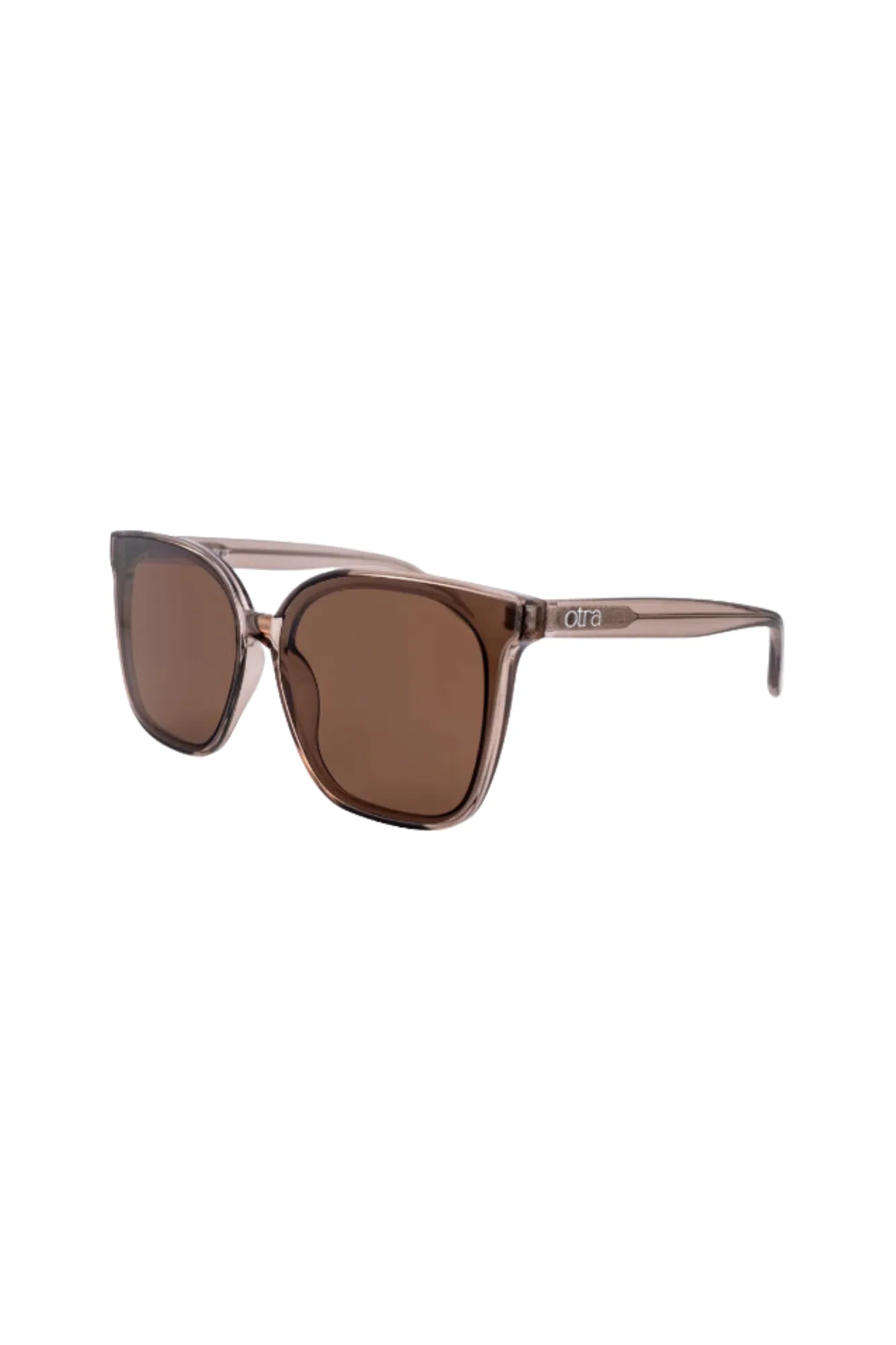 Otra Betty Sunglasses Trans Olive Brown