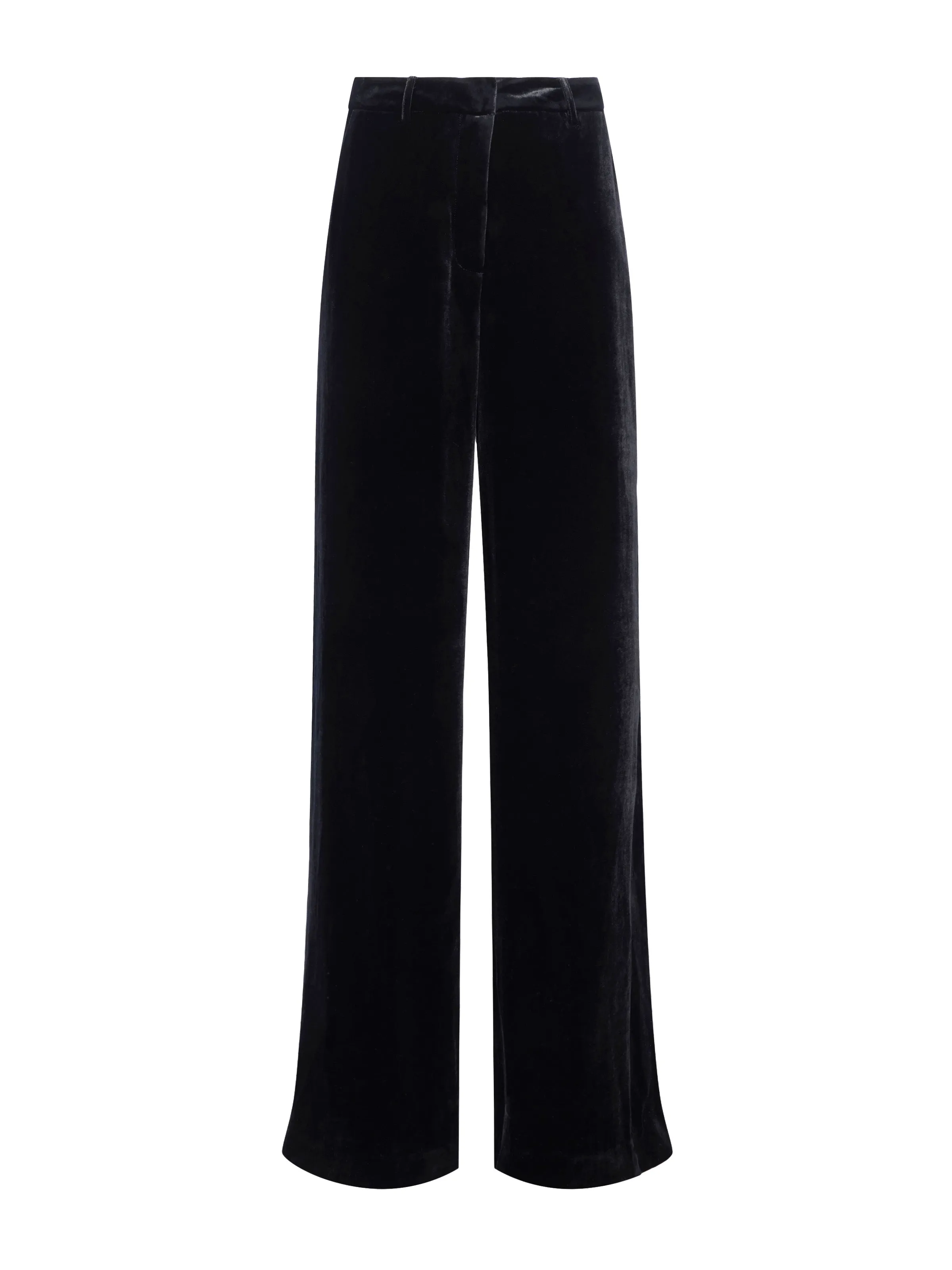 Pilar Velvet Wide-Leg Pant