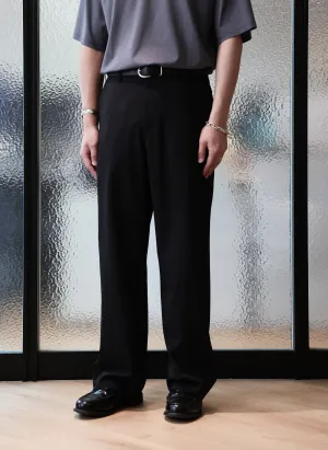 Polyester Wide Straight Pants