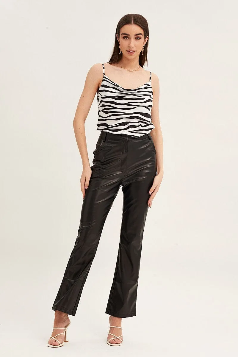 Print Cami Top Sleeveless