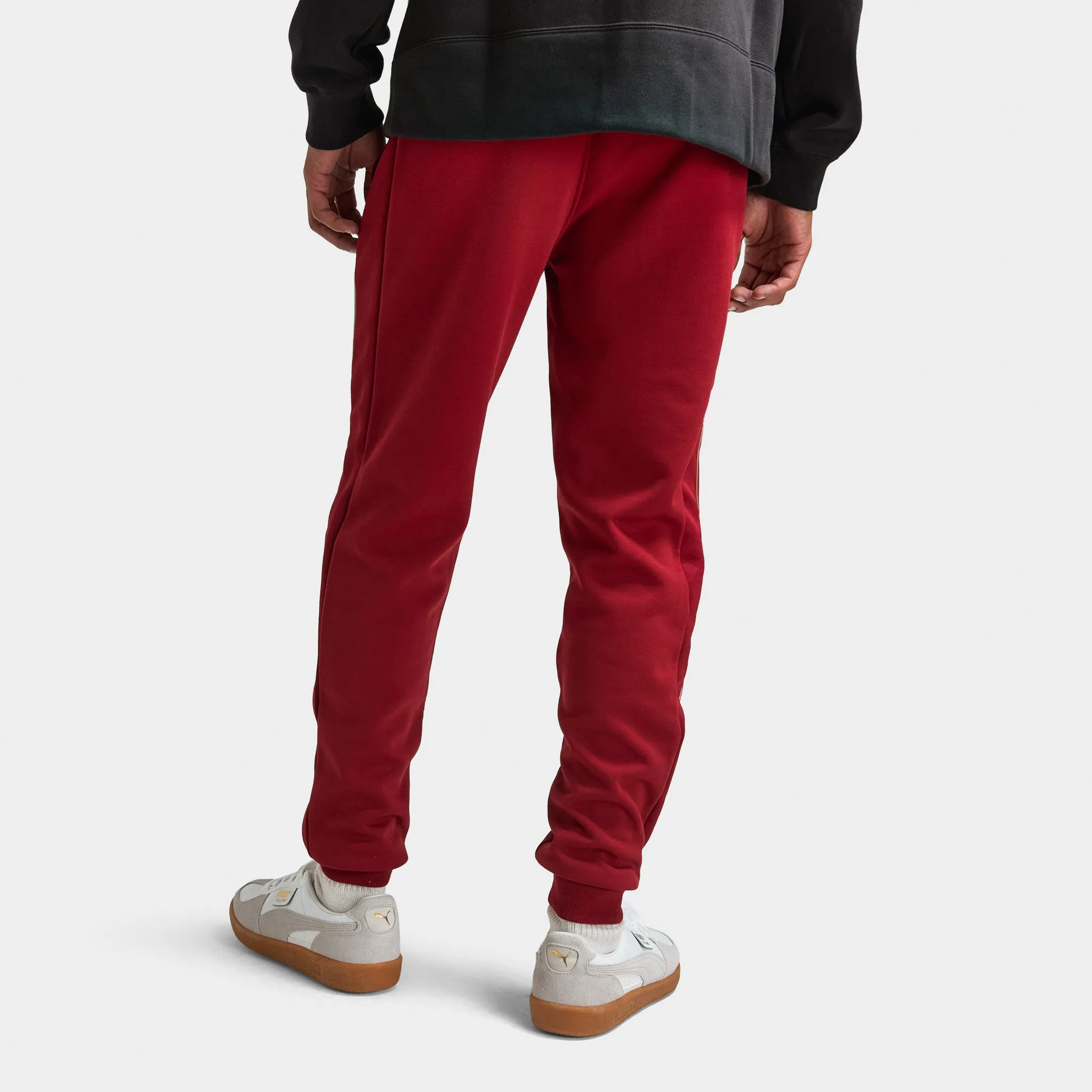 Puma Ferrari Race Iconic T7 Track Pants Intense Red / Speed Yellow