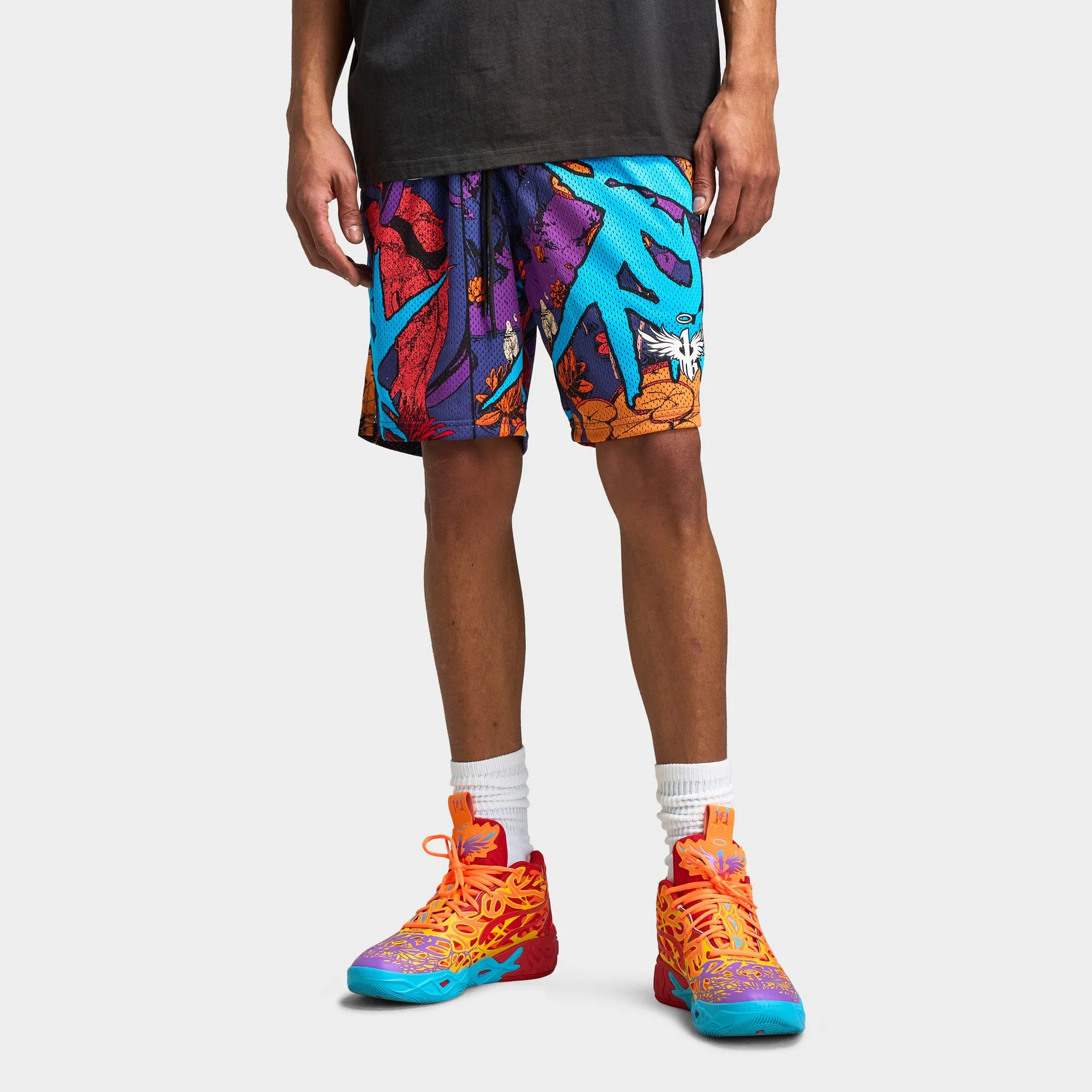 Puma x LaMelo Ball Phoenix Shorts / Blue Crystal AOP