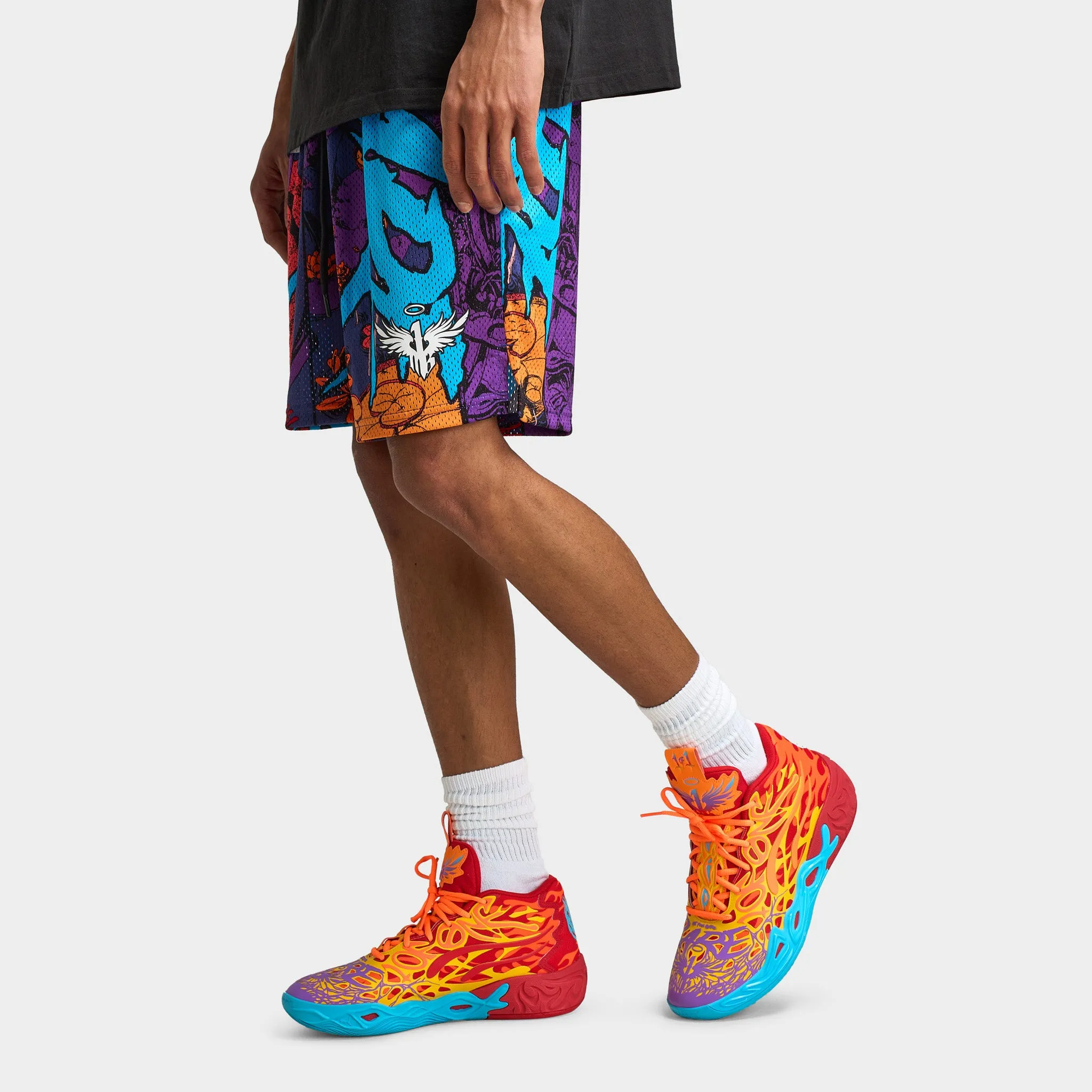 Puma x LaMelo Ball Phoenix Shorts / Blue Crystal AOP