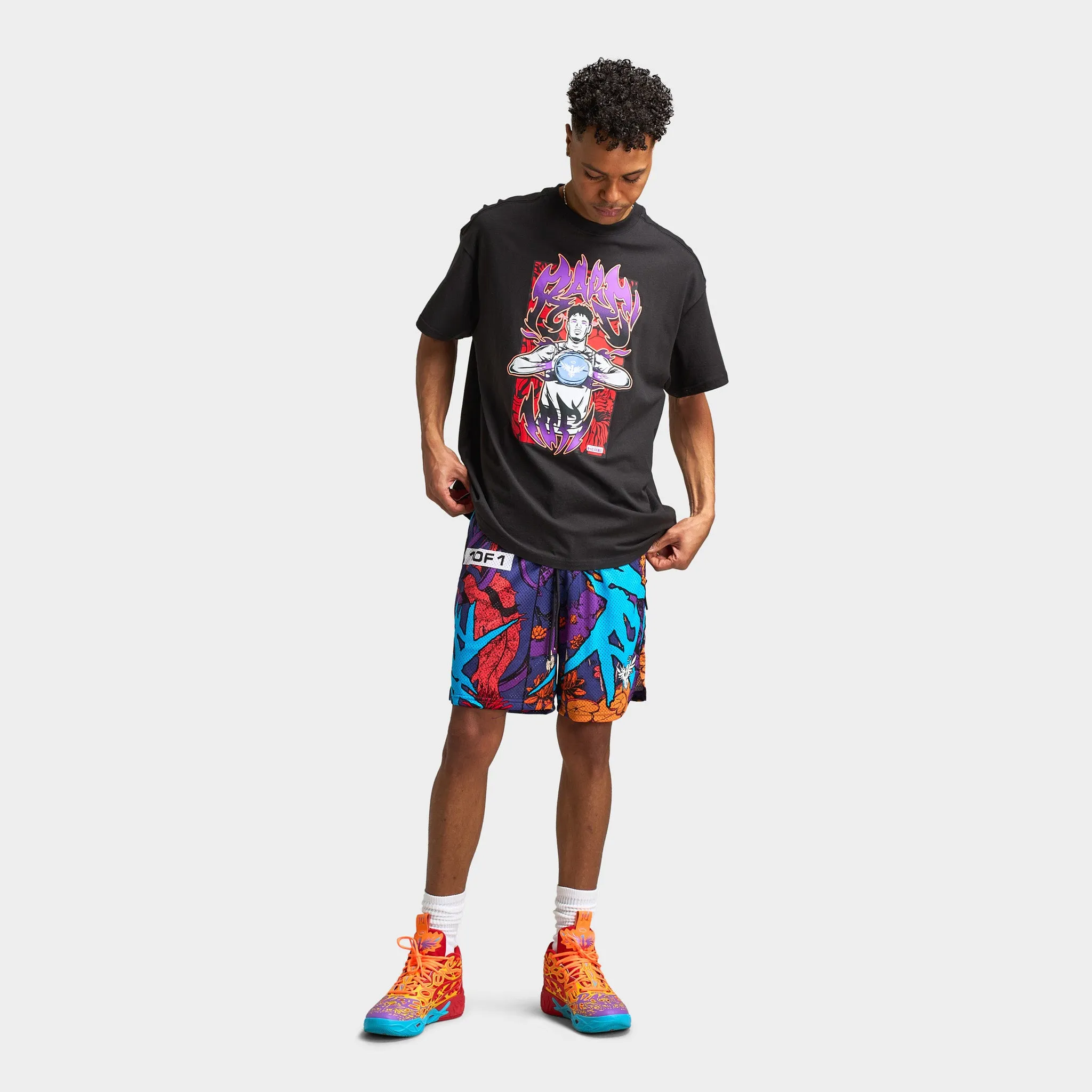 Puma x LaMelo Ball Phoenix Shorts / Blue Crystal AOP