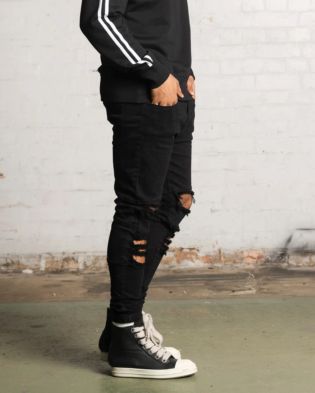 Saint Morta Rework Jeans Black