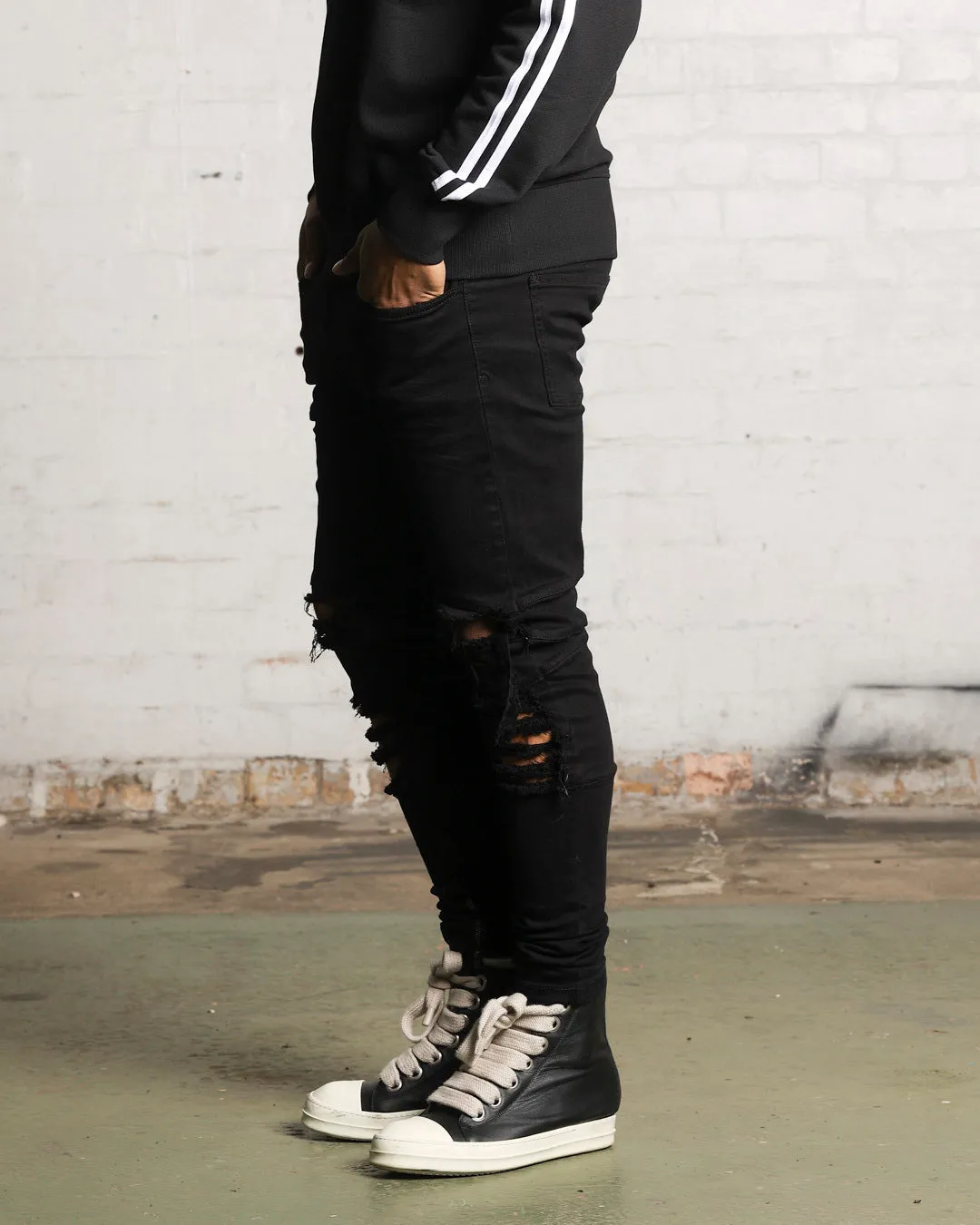 Saint Morta Rework Jeans Black